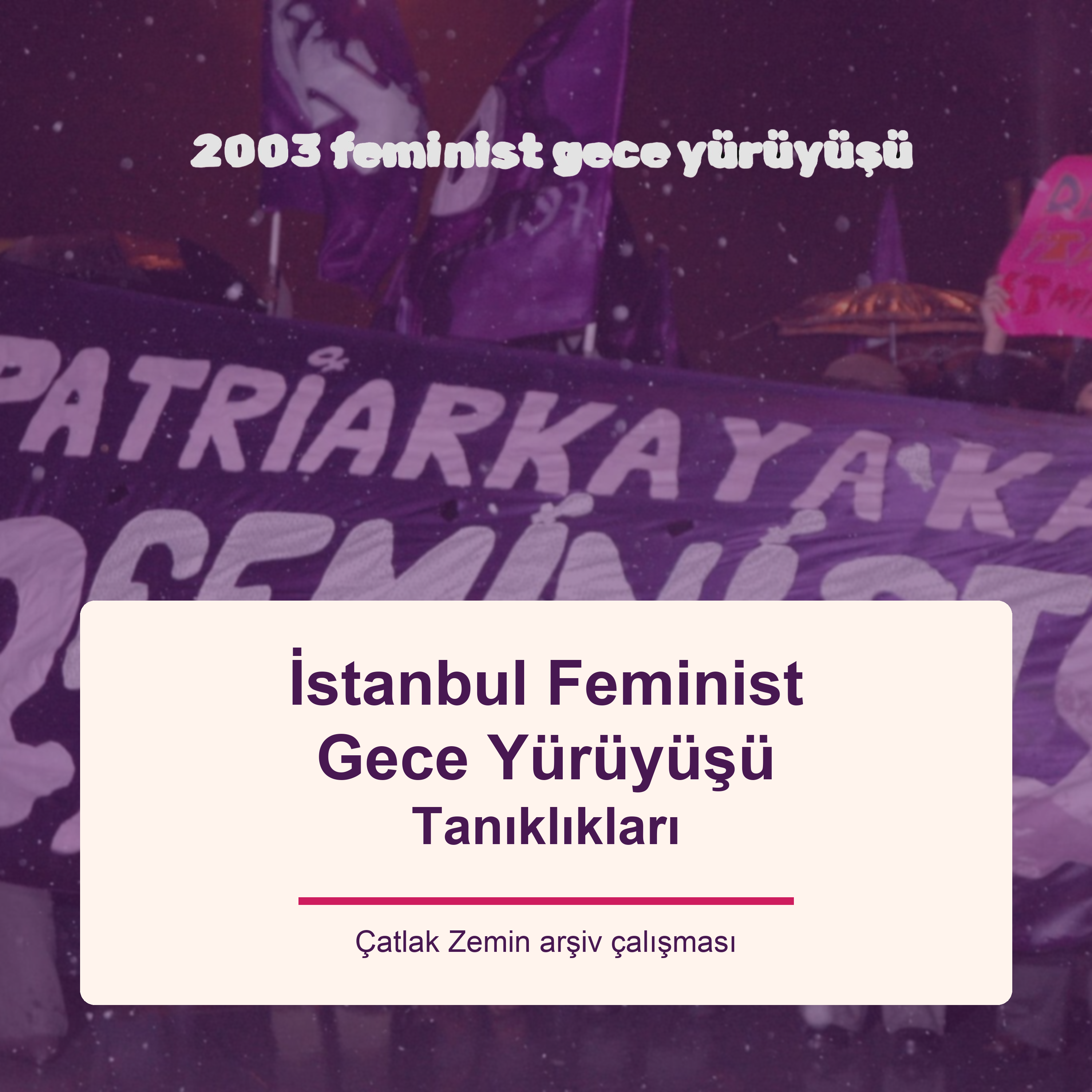 İstanbul Feminist Gece Yürüyüşü Tanıklıkları: Öznur Subaşı, İrem Yılmaz