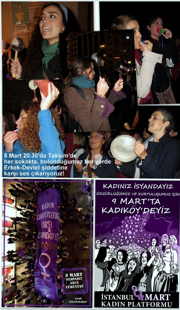 12. Feminist Gece Yürüyüşü / 8 Mart 2014 / Çağrı Görseli