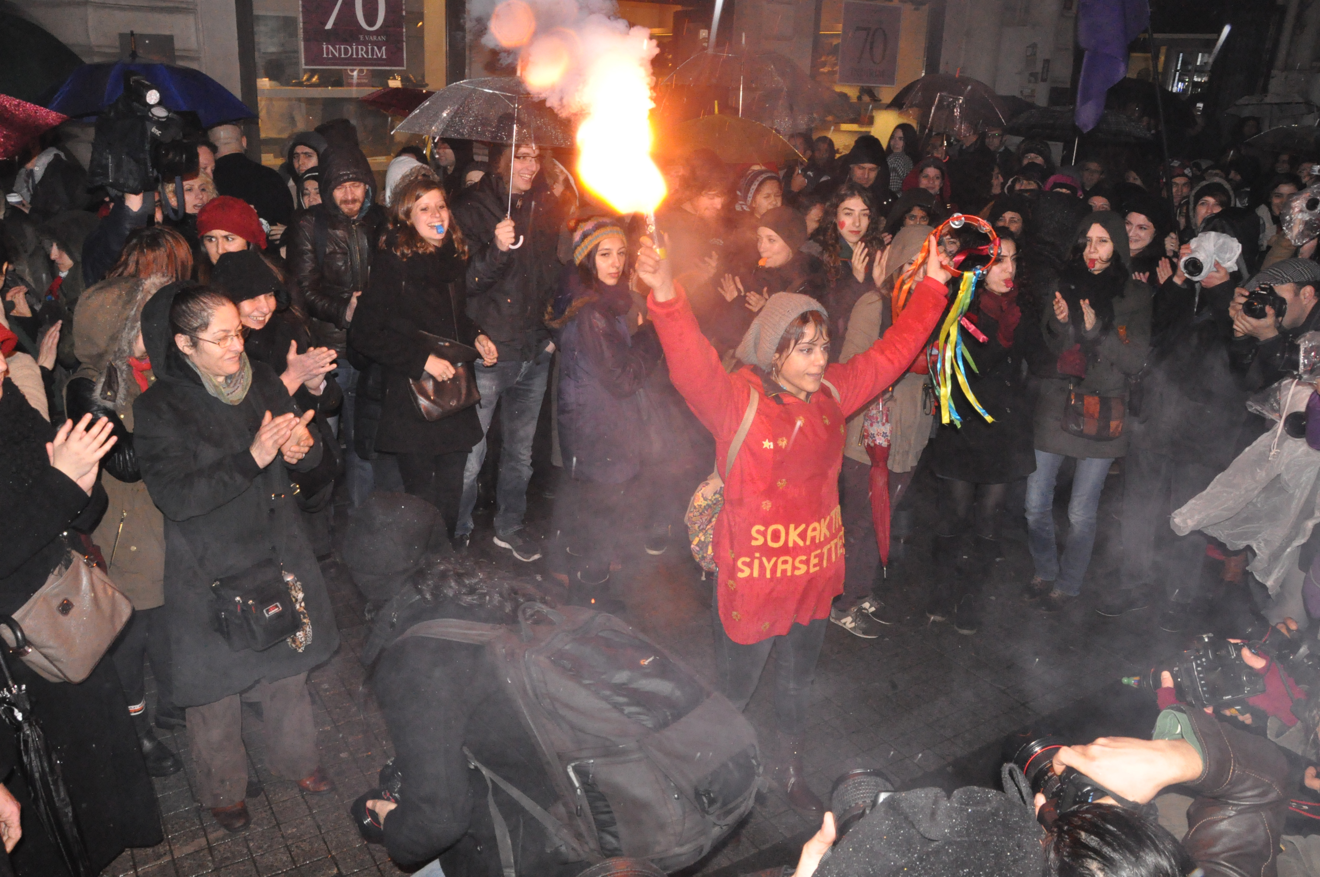 8 Mart Feminist Gece Yürüyüşü / 2014 / Foto: Cumhuriyet Arşivi