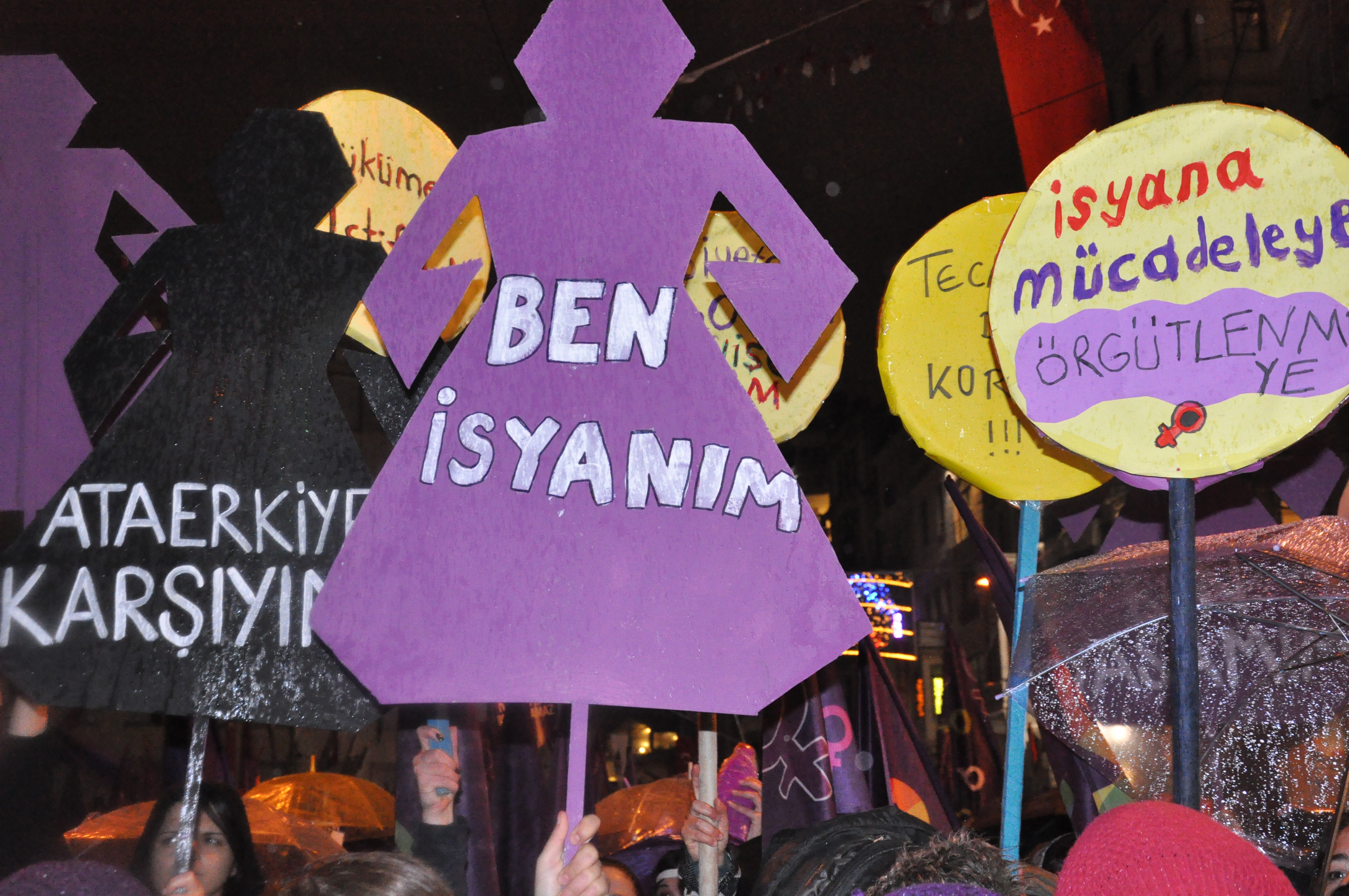 8 Mart Feminist Gece Yürüyüşü / 2014 / Foto: Cumhuriyet Arşivi