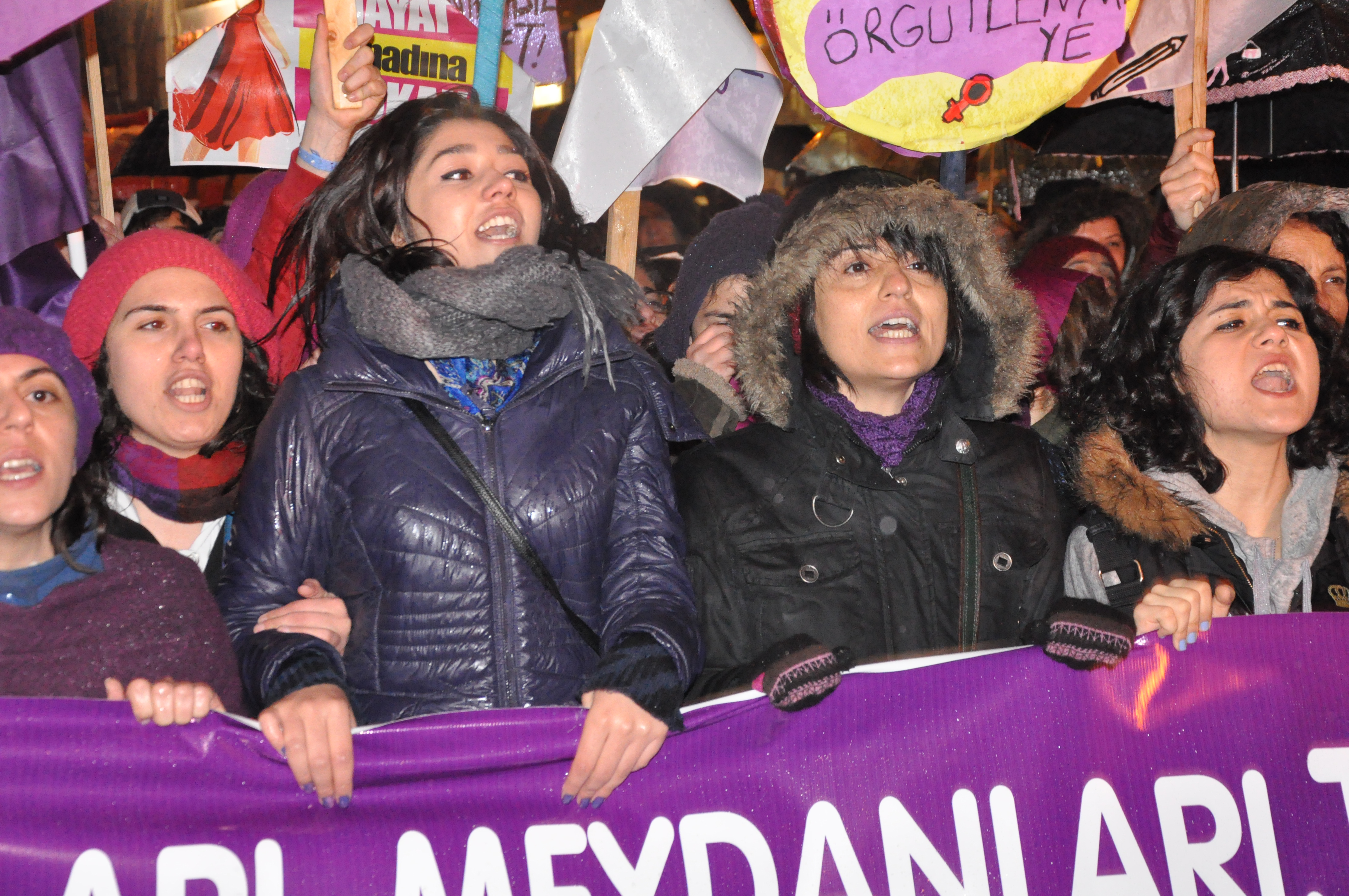 8 Mart Feminist Gece Yürüyüşü / 2014 / Foto: Cumhuriyet Arşivi