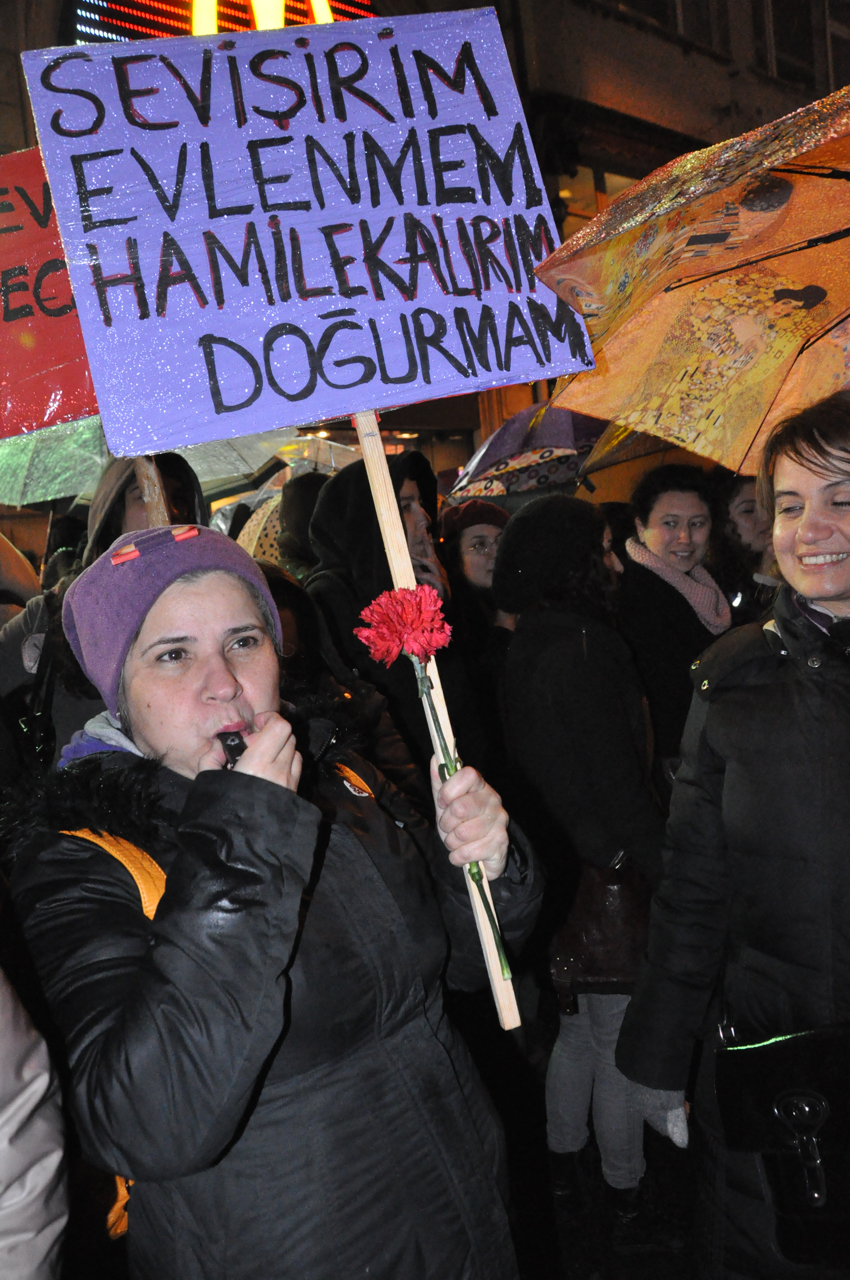 8 Mart Feminist Gece Yürüyüşü / 2014 / Foto: Cumhuriyet Arşivi