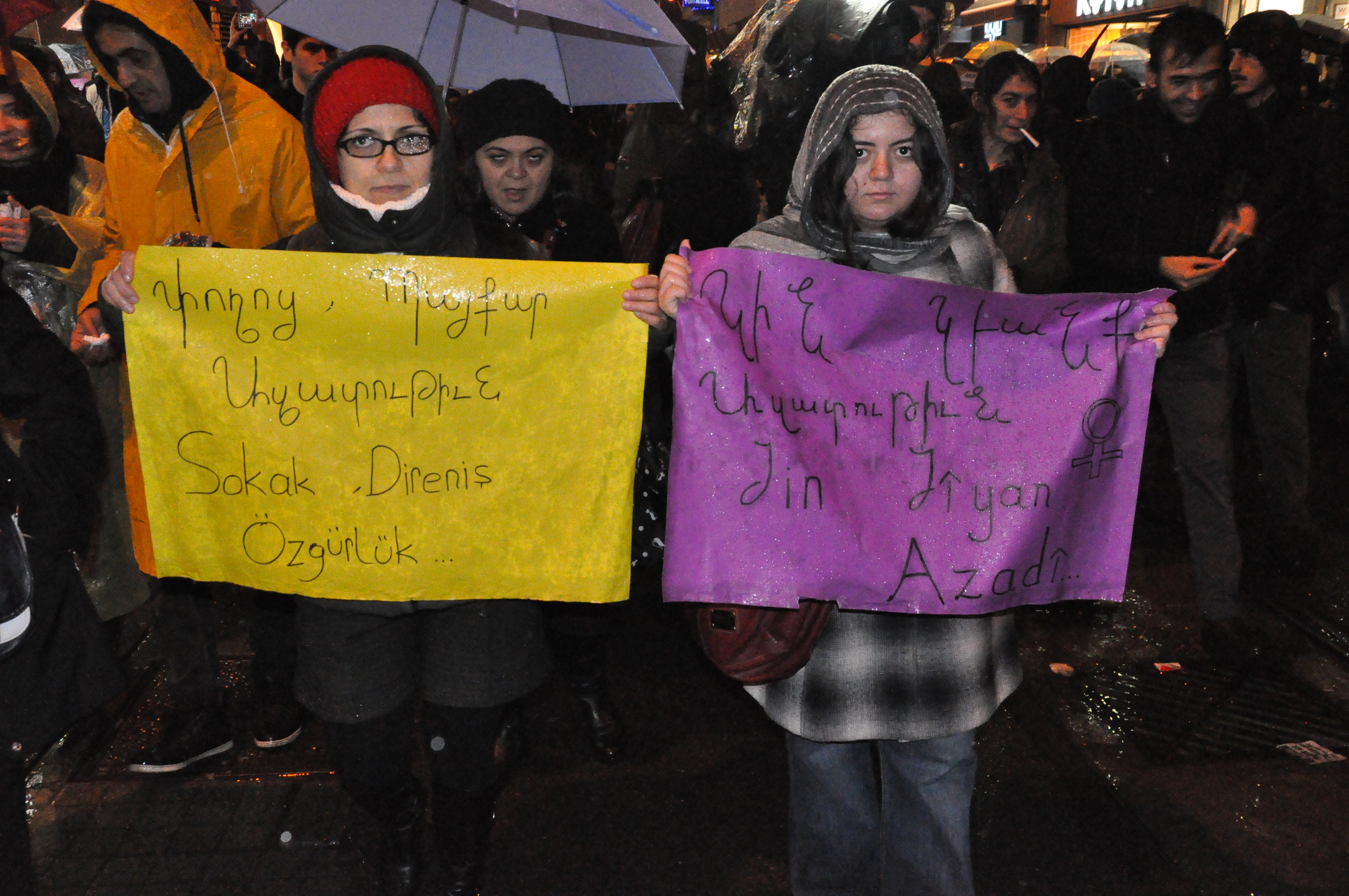 8 Mart Feminist Gece Yürüyüşü / 2014 / Foto: Cumhuriyet Arşivi