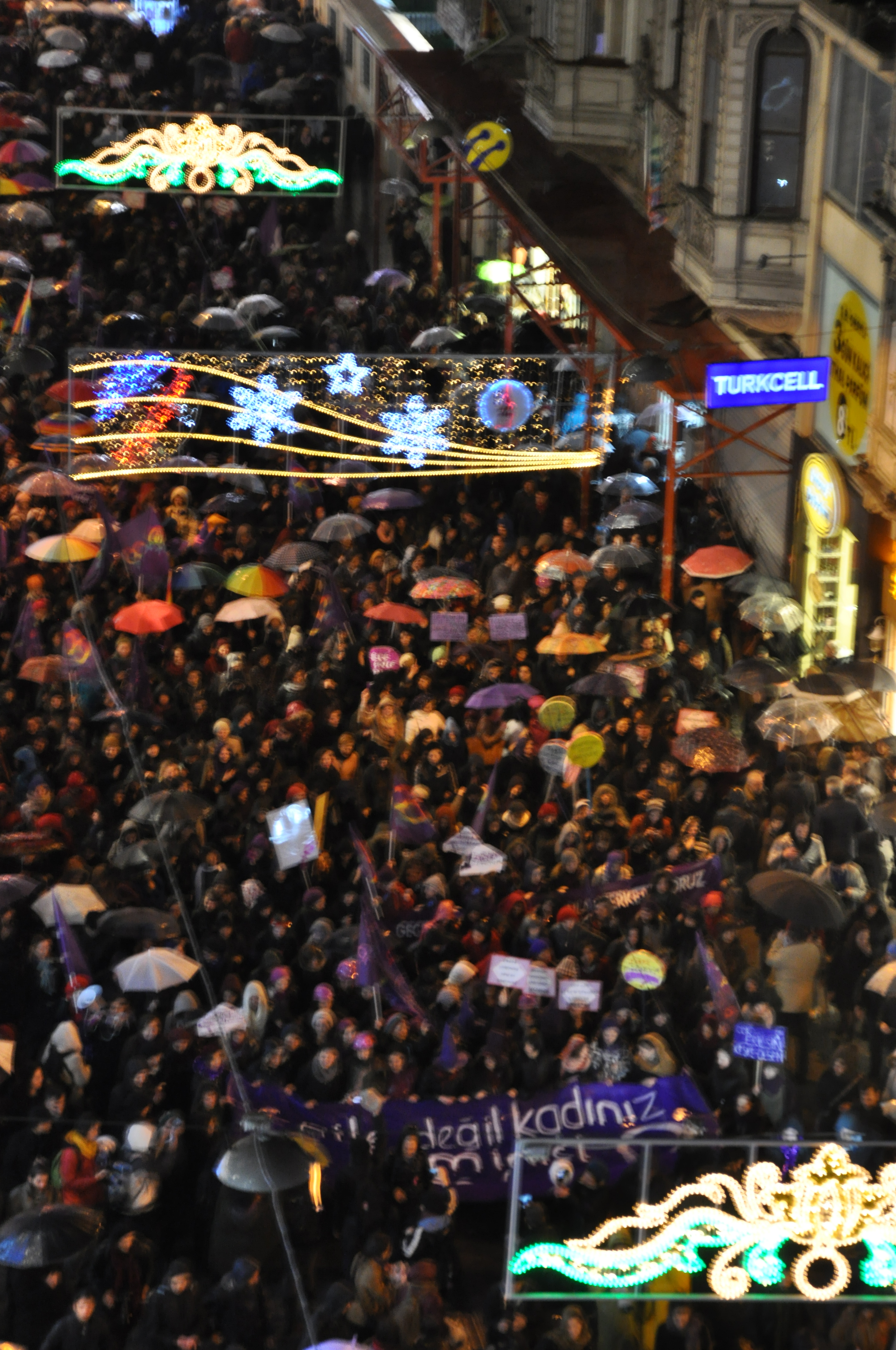 8 Mart Feminist Gece Yürüyüşü / 2014 / Foto: Cumhuriyet Arşivi