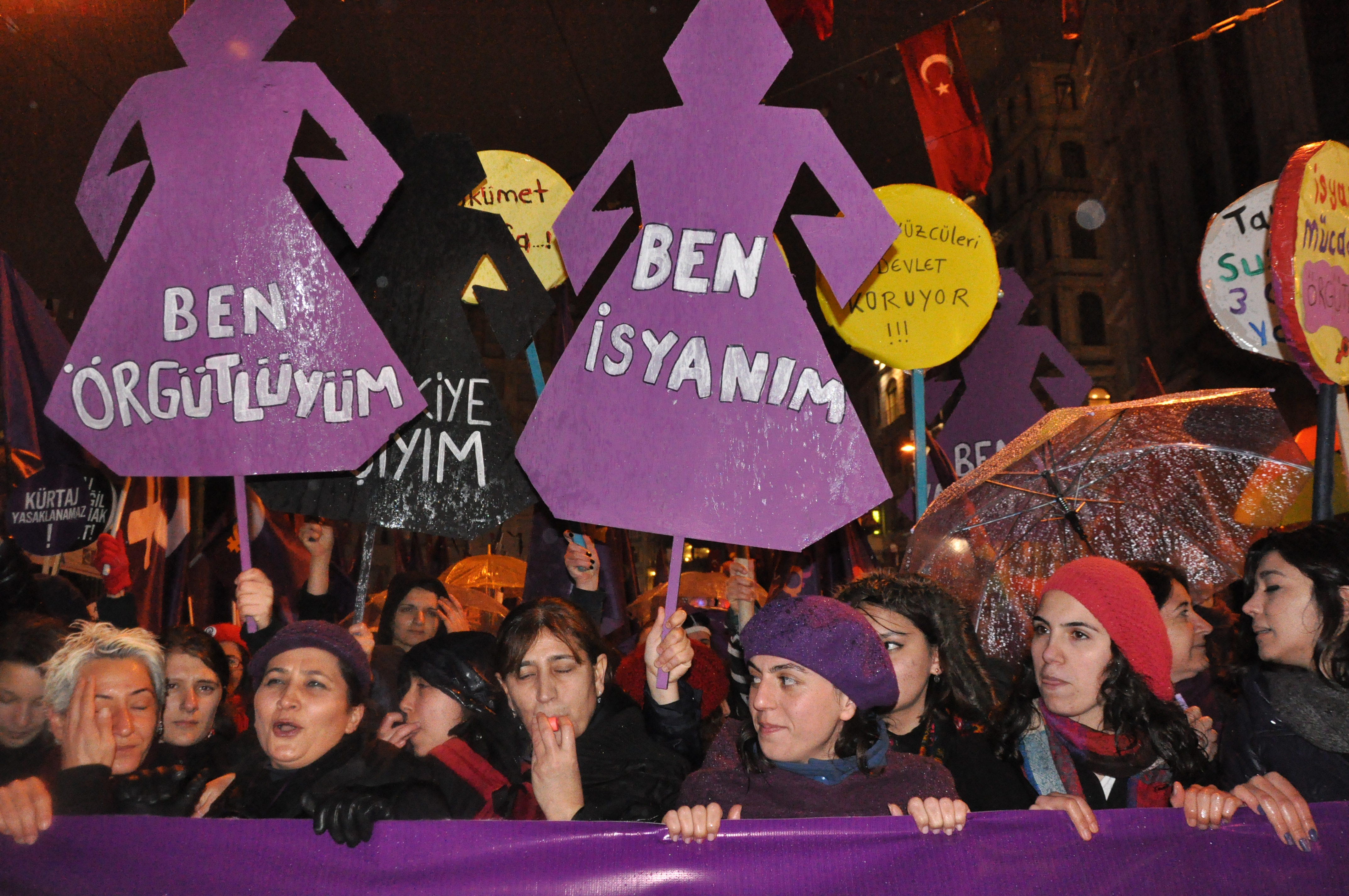 8 Mart Feminist Gece Yürüyüşü / 2014 / Foto: Cumhuriyet Arşivi
