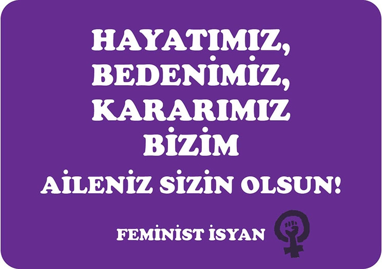 8 Mart Feminist Gece Yürüyüşü / 2014 / Stickerlar