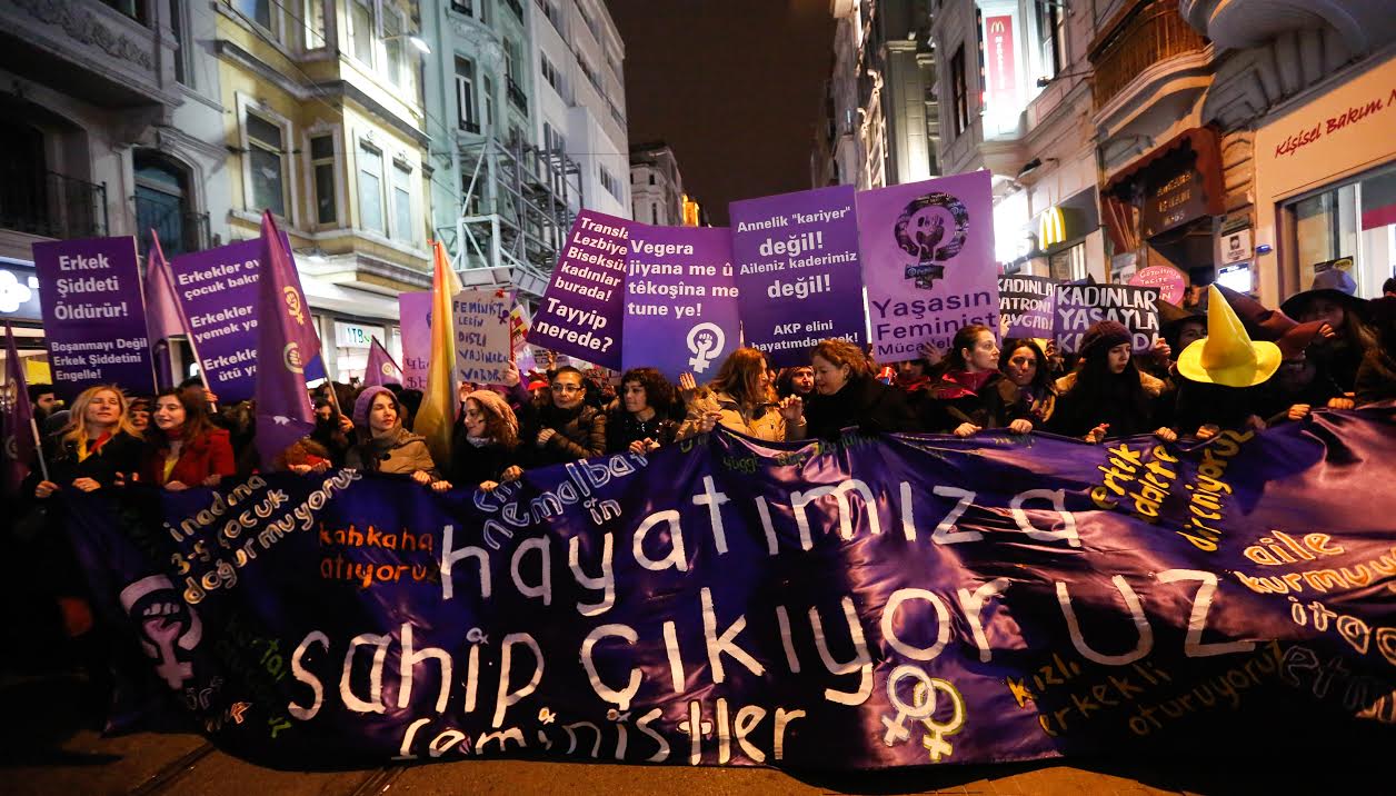 8 Mart Feminist Gece Yürüyüşü / 2015 / Foto: Cumhuriyet Arşivi