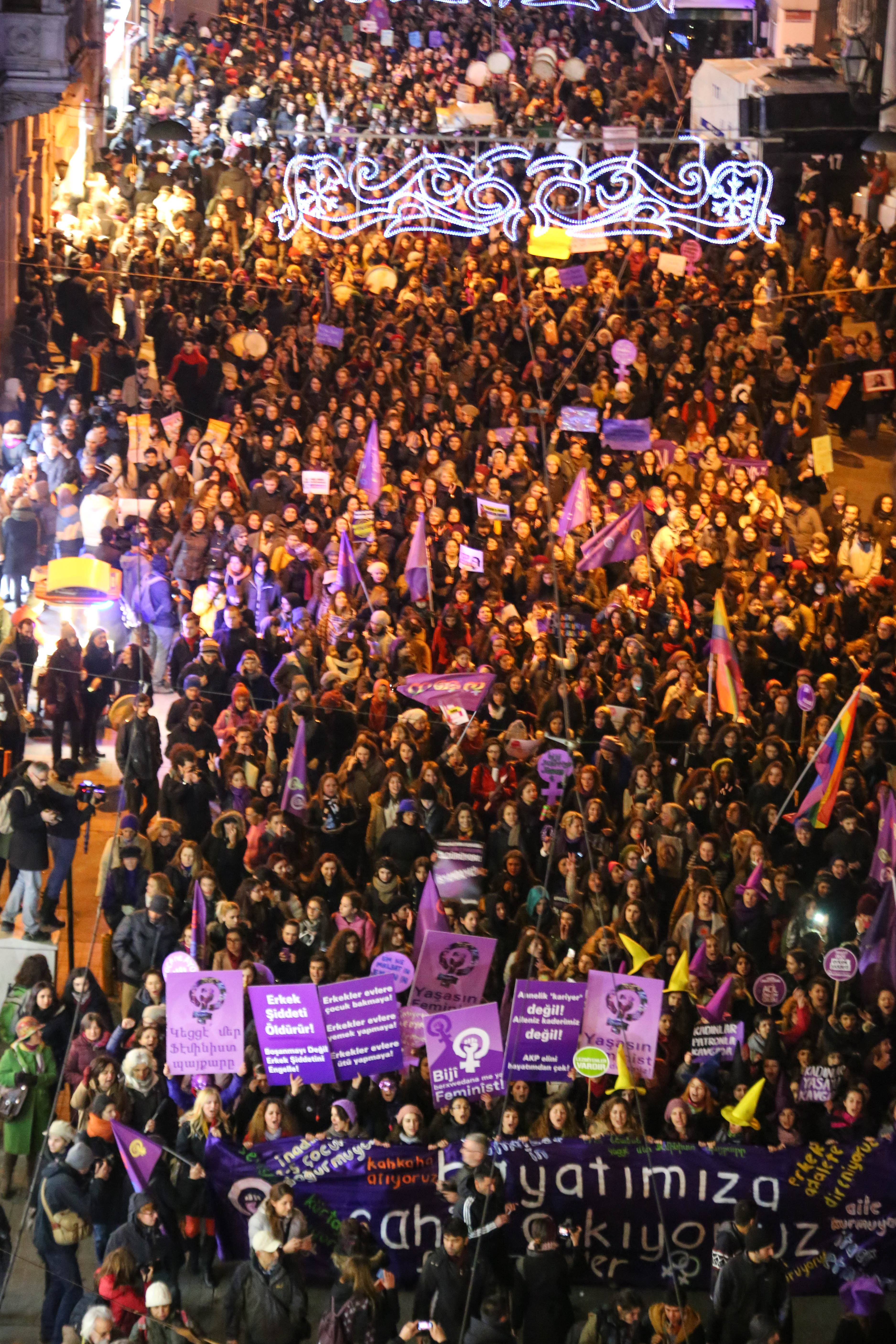 8 Mart Feminist Gece Yürüyüşü / 2015 / Foto: Cumhuriyet Arşivi