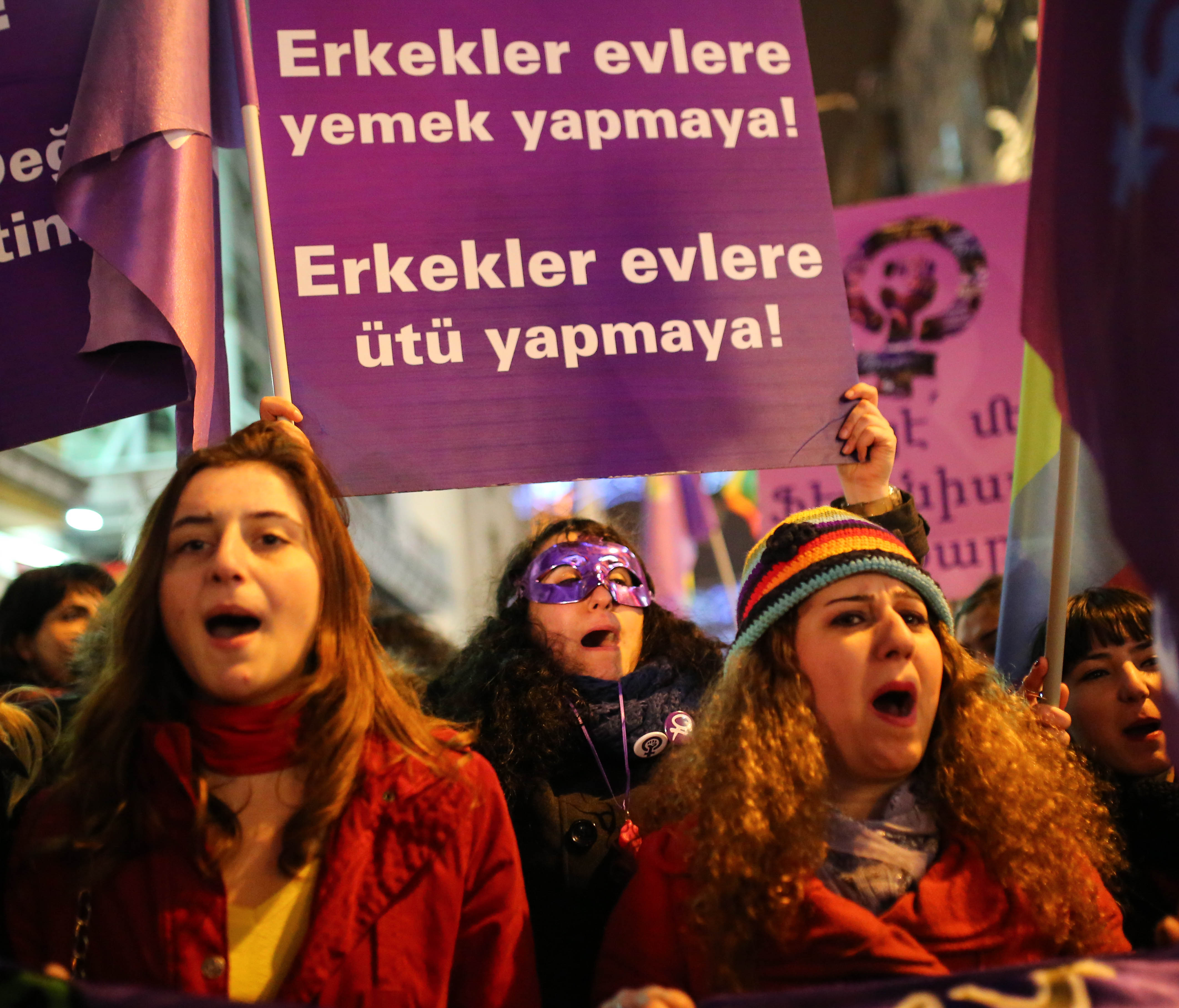 8 Mart Feminist Gece Yürüyüşü / 2015 / Foto: Cumhuriyet Arşivi