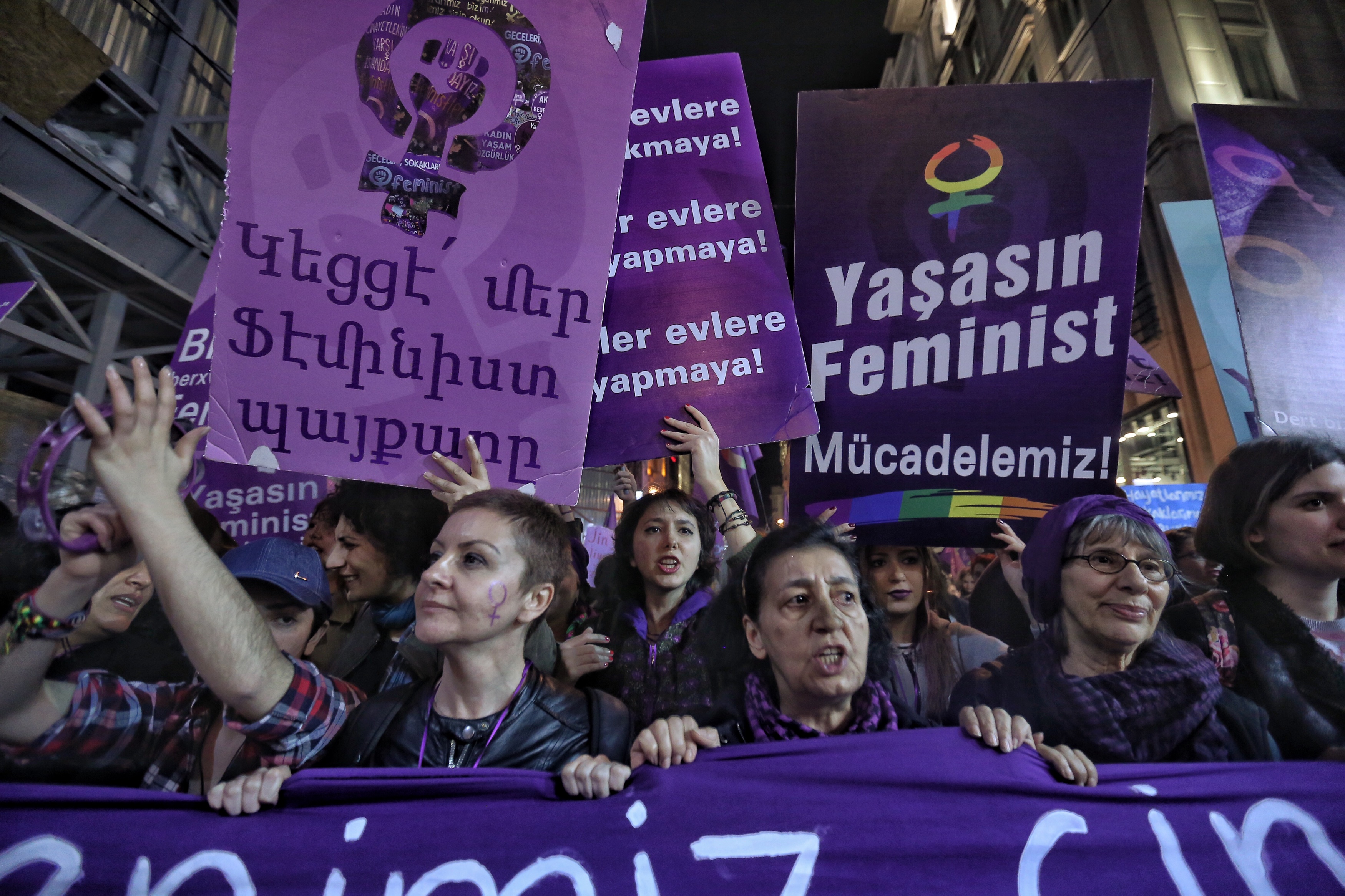 8 Mart Feminist Gece Yürüyüşü / 2016 / Foto: Cumhuriyet Arşivi