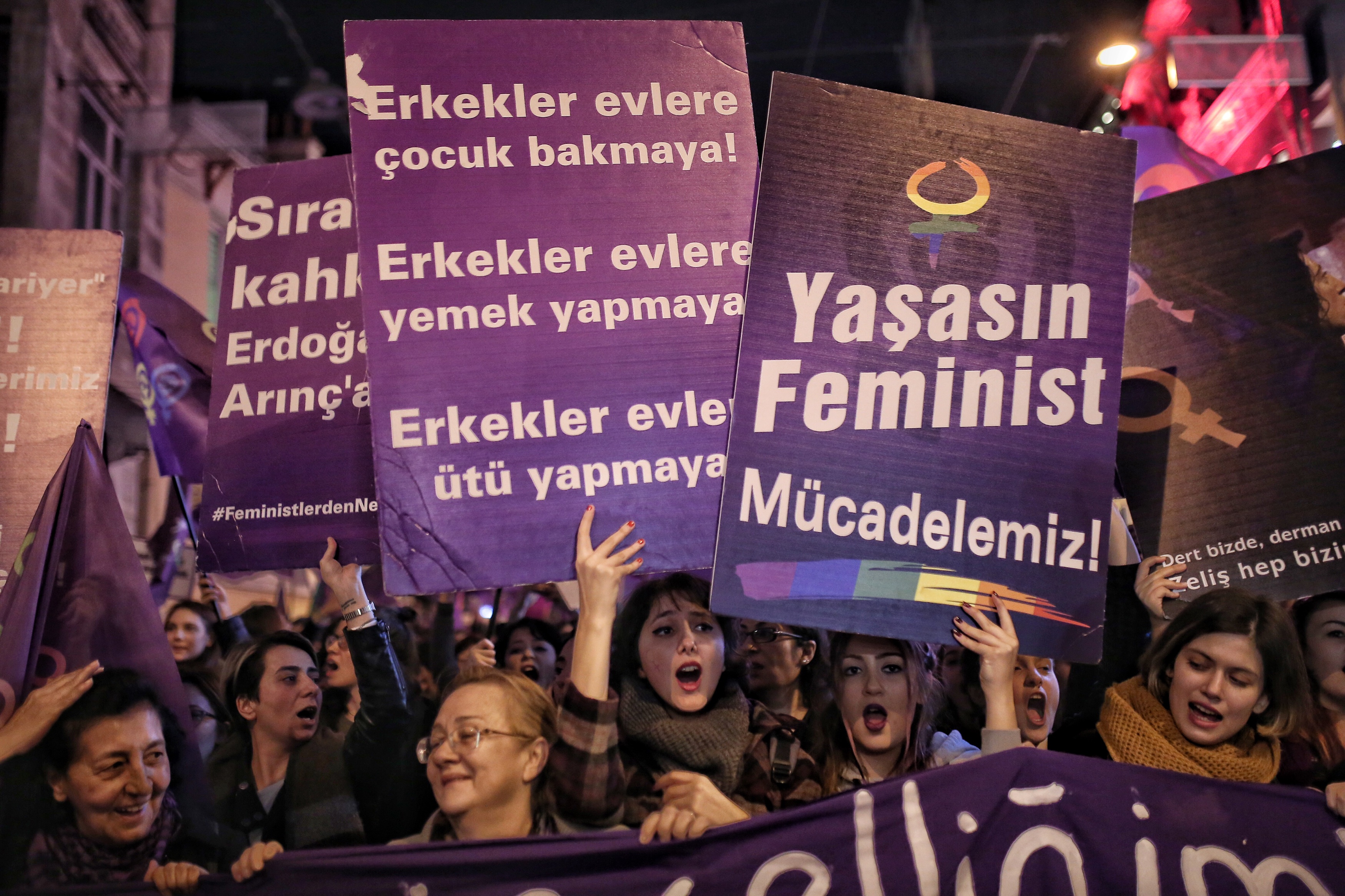8 Mart Feminist Gece Yürüyüşü / 2016 / Foto: Cumhuriyet Arşivi