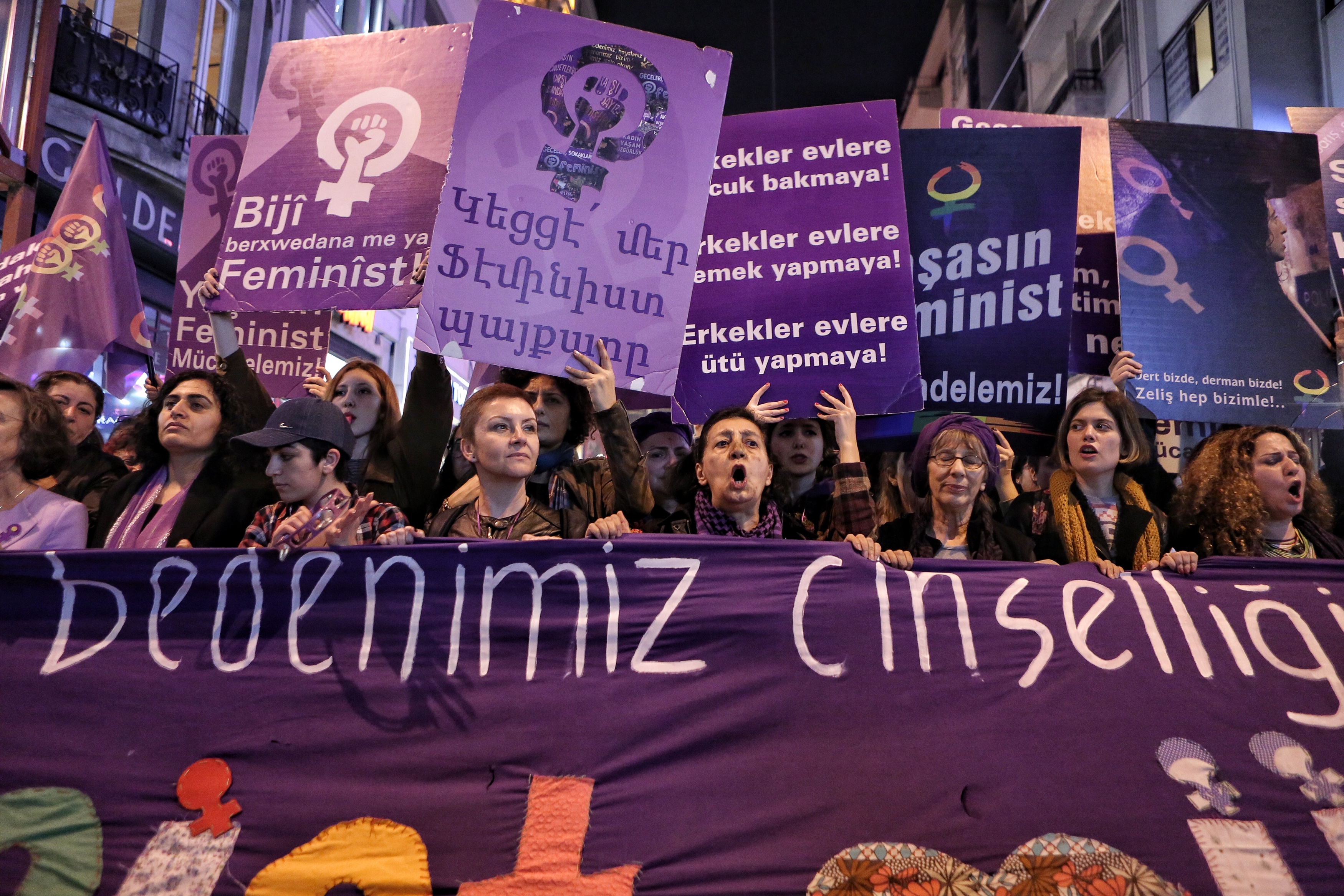 8 Mart Feminist Gece Yürüyüşü / 2016 / Foto: Cumhuriyet Arşivi