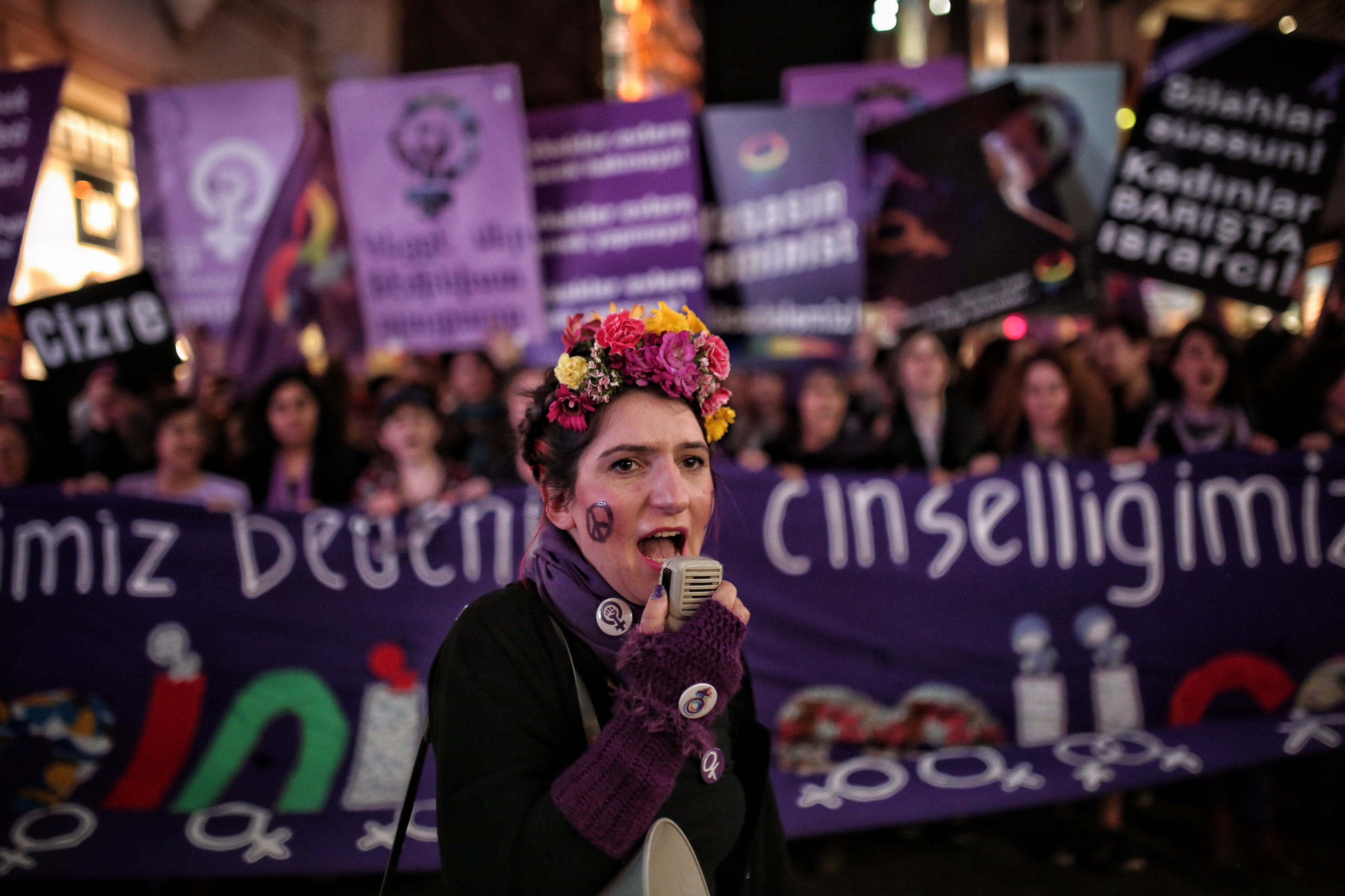 8 Mart Feminist Gece Yürüyüşü / 2016 / Foto: Cumhuriyet Arşivi