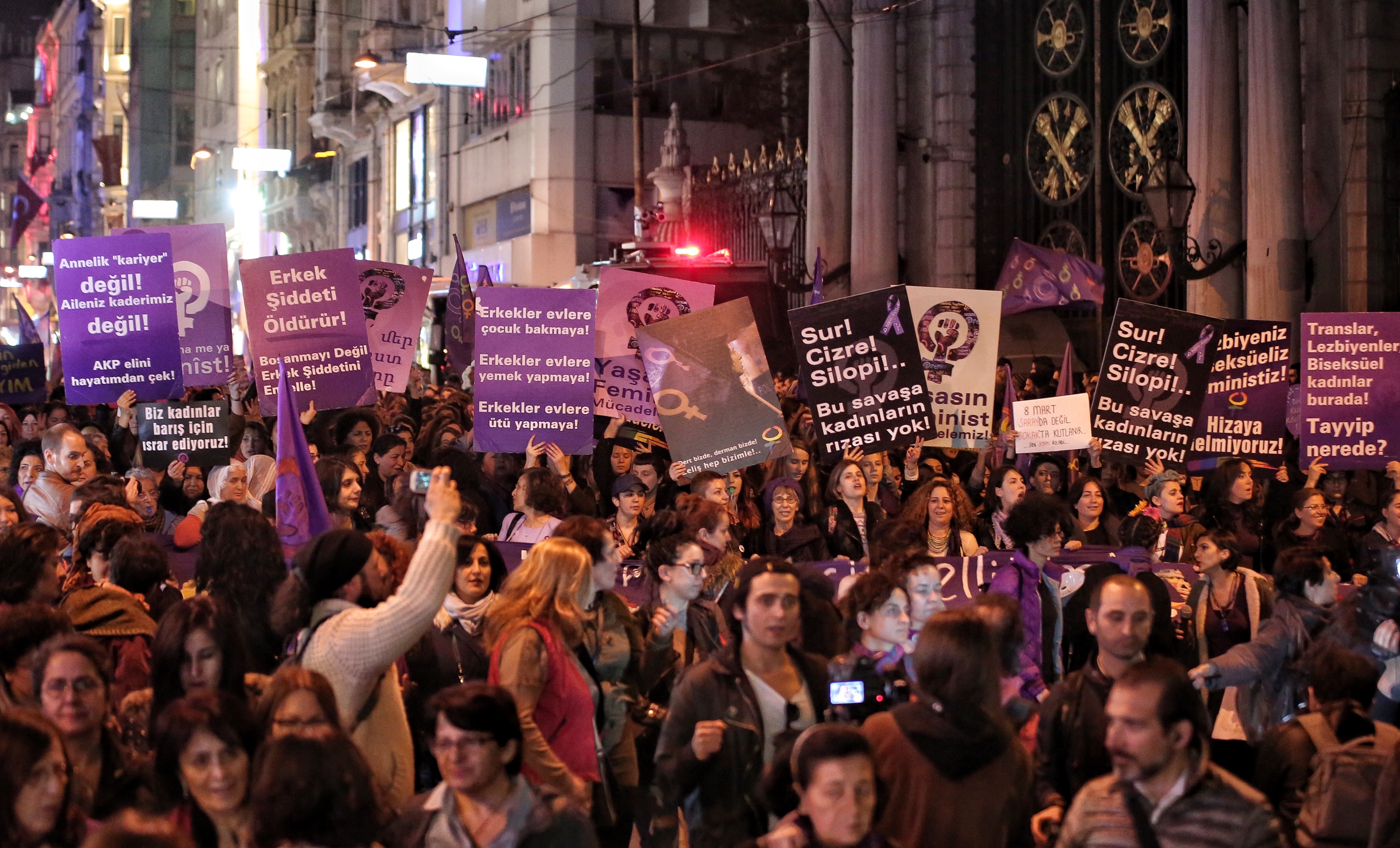 8 Mart Feminist Gece Yürüyüşü / 2016 / Foto: Cumhuriyet Arşivi