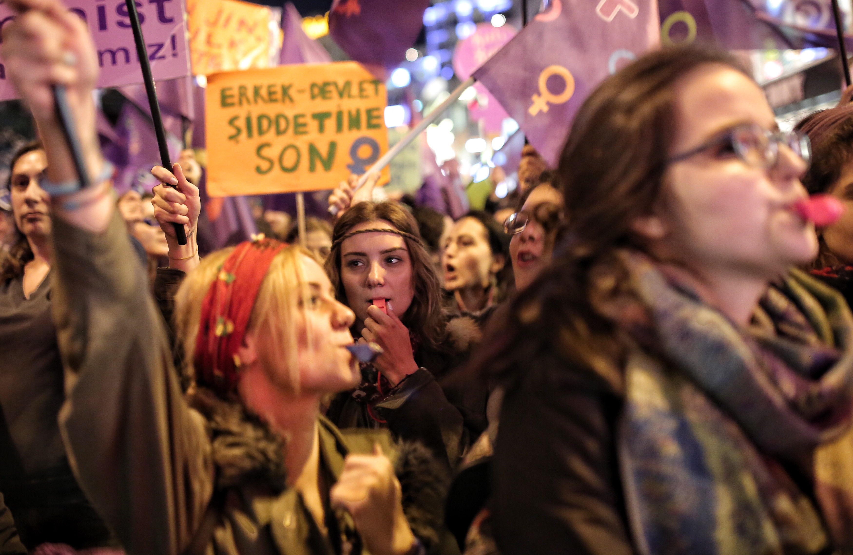 8 Mart Feminist Gece Yürüyüşü / 2016 / Foto: Cumhuriyet Arşivi