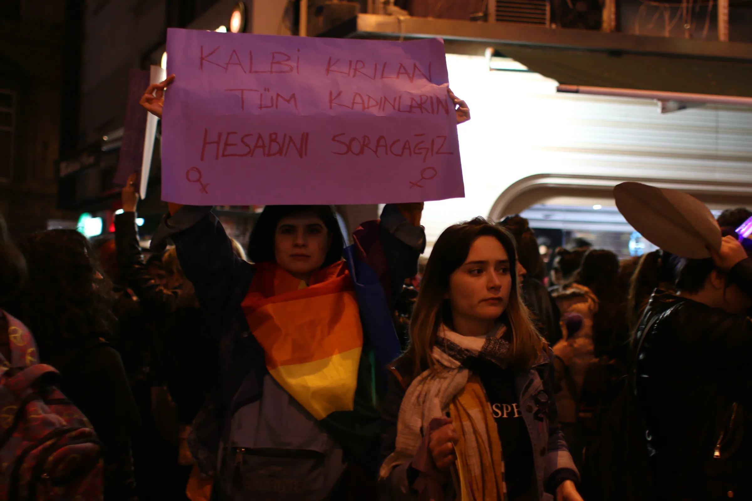 8 Mart Feminist Gece Yürüyüşü / 2017 / Foto: Switla İlchenko