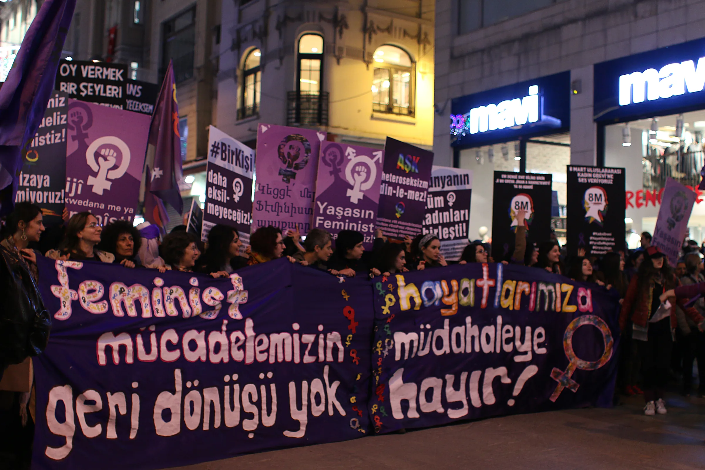 8 Mart Feminist Gece Yürüyüşü / 2017 / Foto: Switla İlchenko