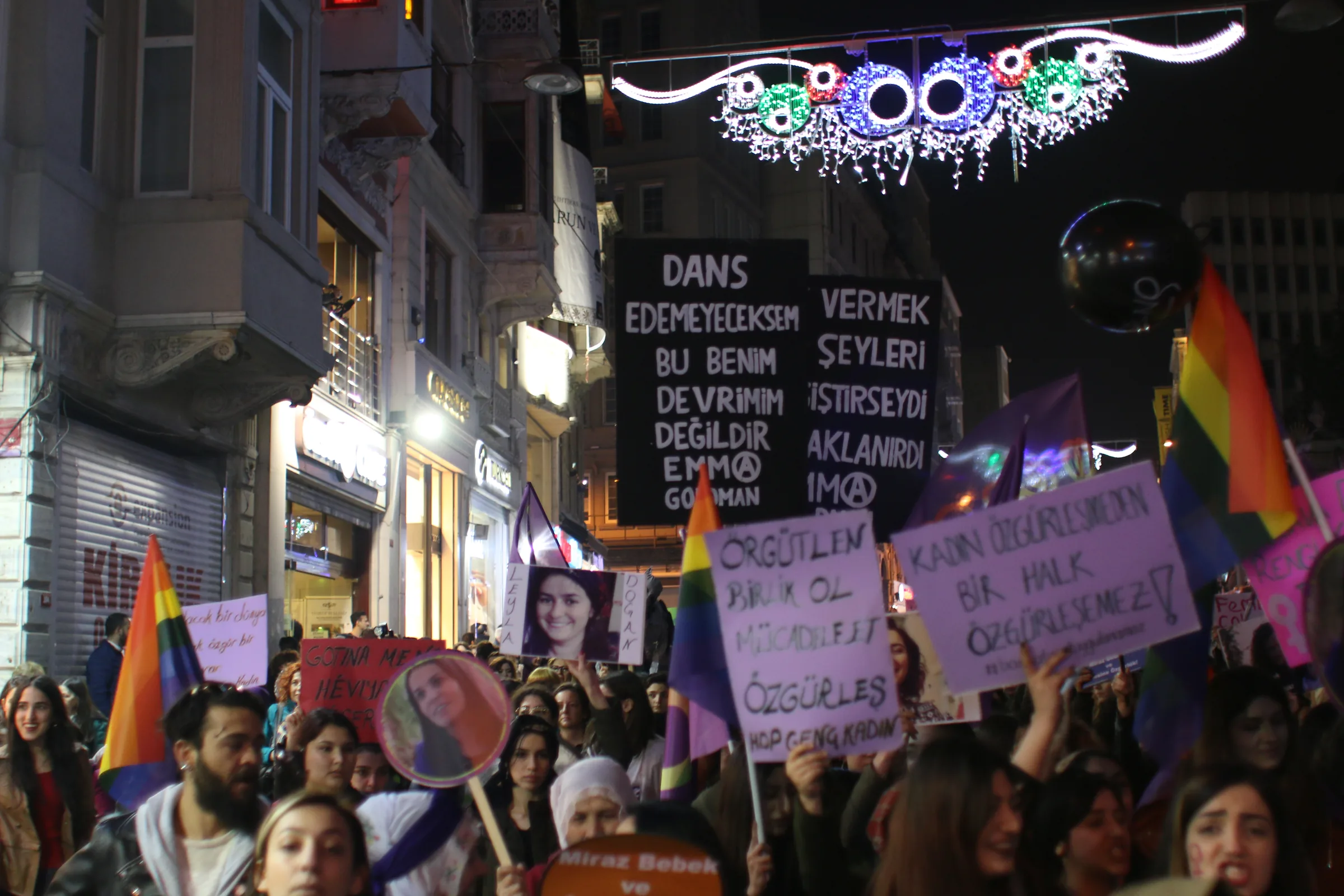 8 Mart Feminist Gece Yürüyüşü / 2017 / Foto: Switla İlchenko