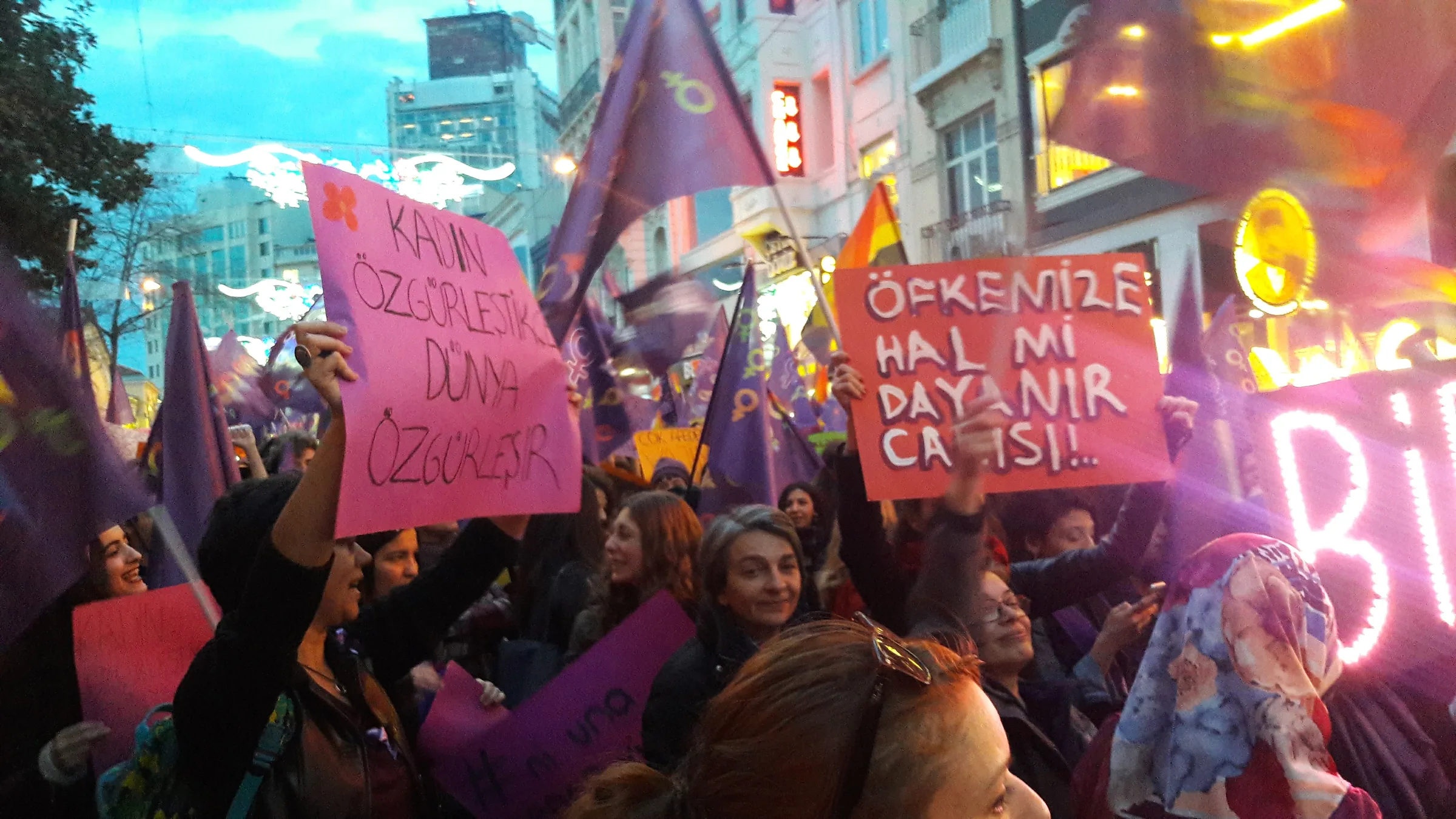 8 Mart Feminist Gece Yürüyüşü / 2017 / Foto: Selma Eroğlu