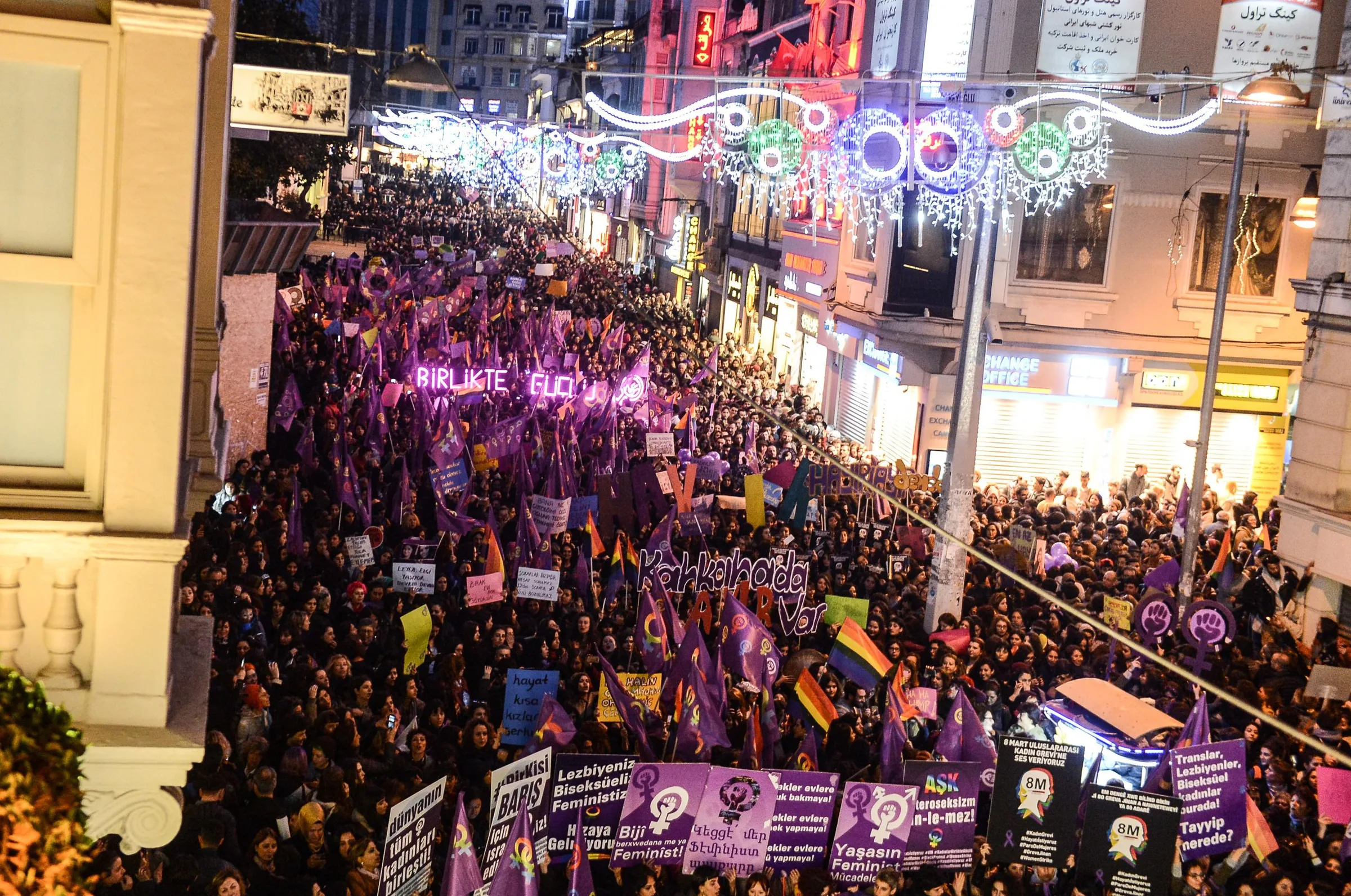 8 Mart Feminist Gece Yürüyüşü / 2017 / Foto: Mariano Giustino