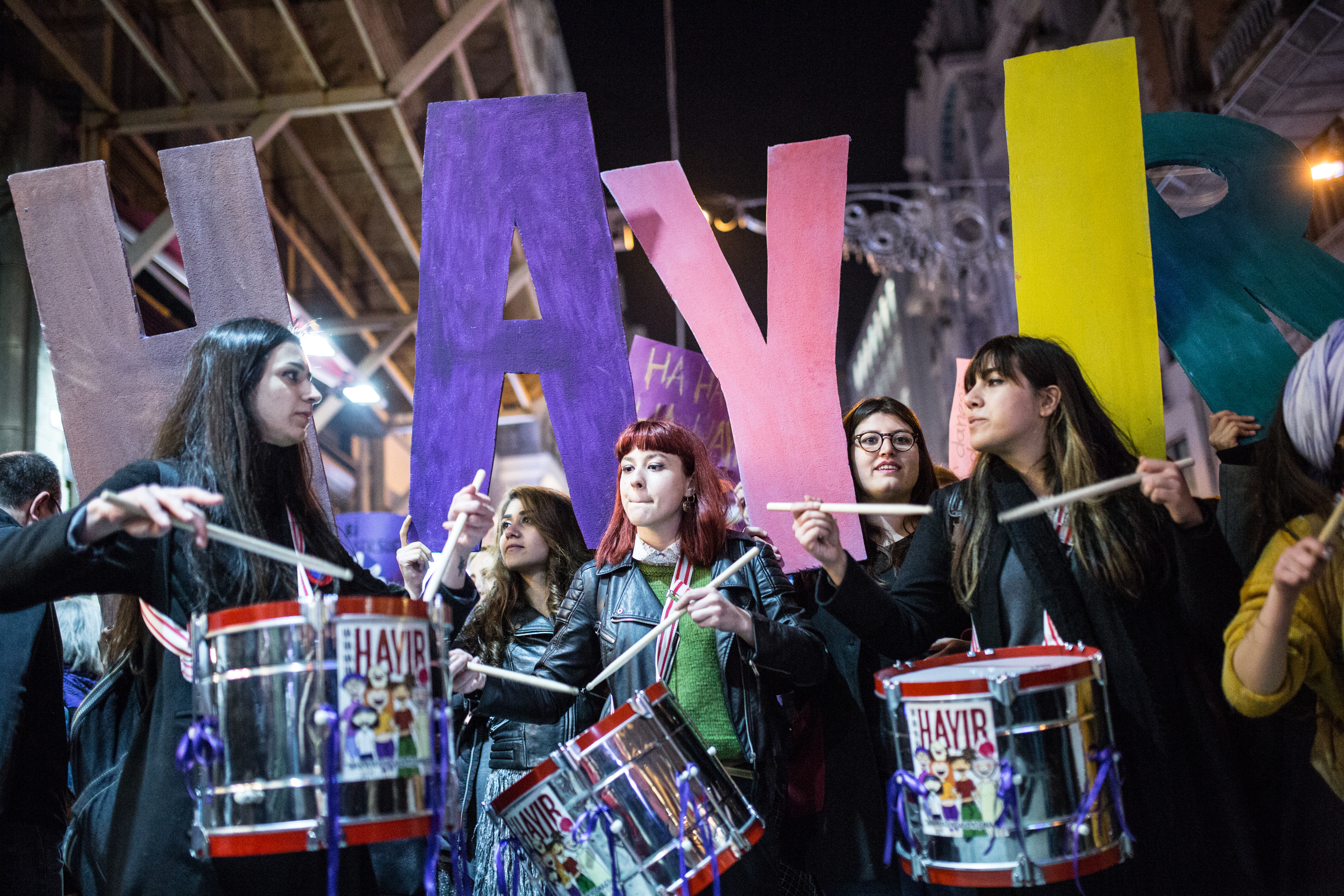 8 Mart Feminist Gece Yürüyüşü / 2017 / Foto: Cumhuriyet