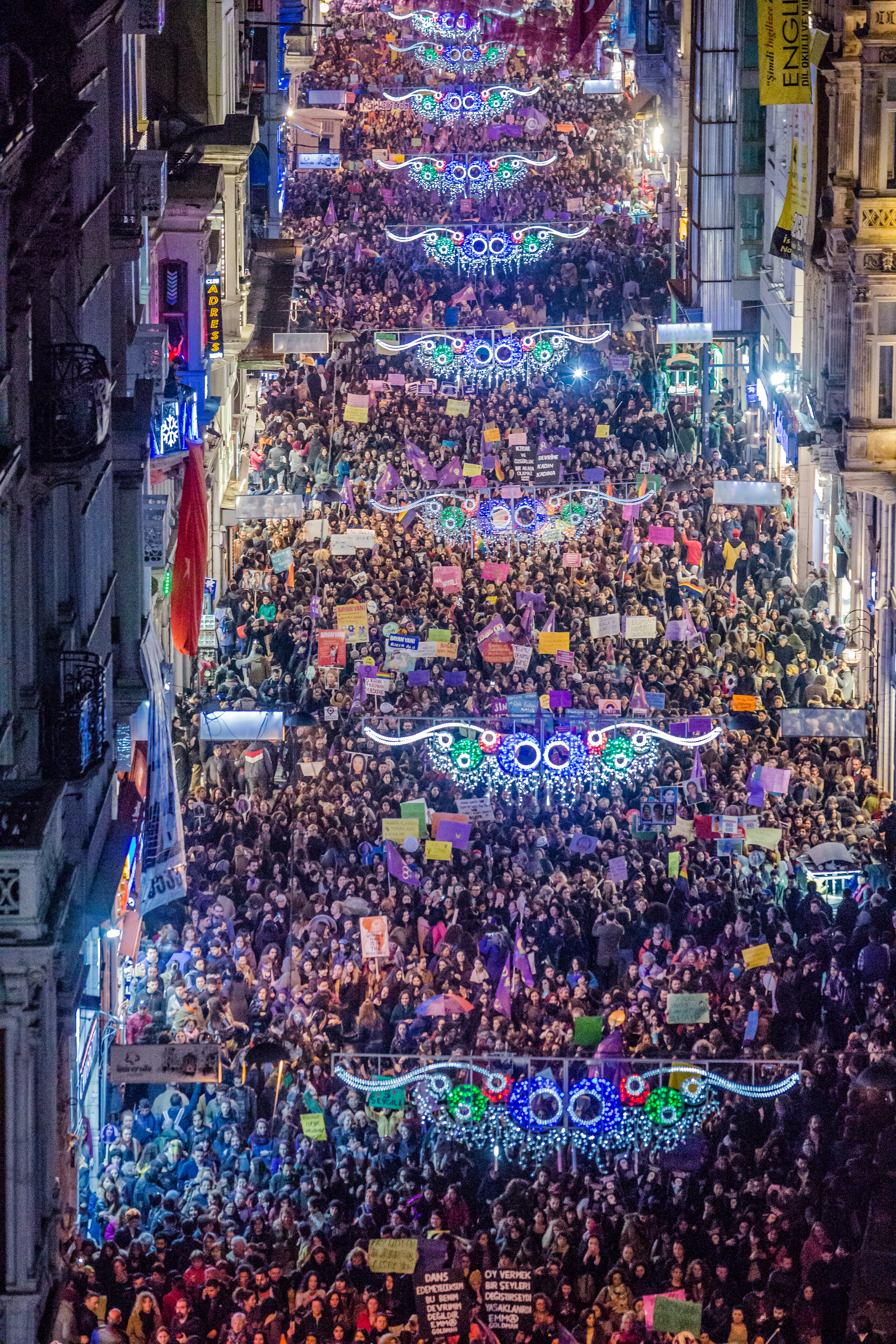 8 Mart Feminist Gece Yürüyüşü / 2017 / Foto: Cumhuriyet