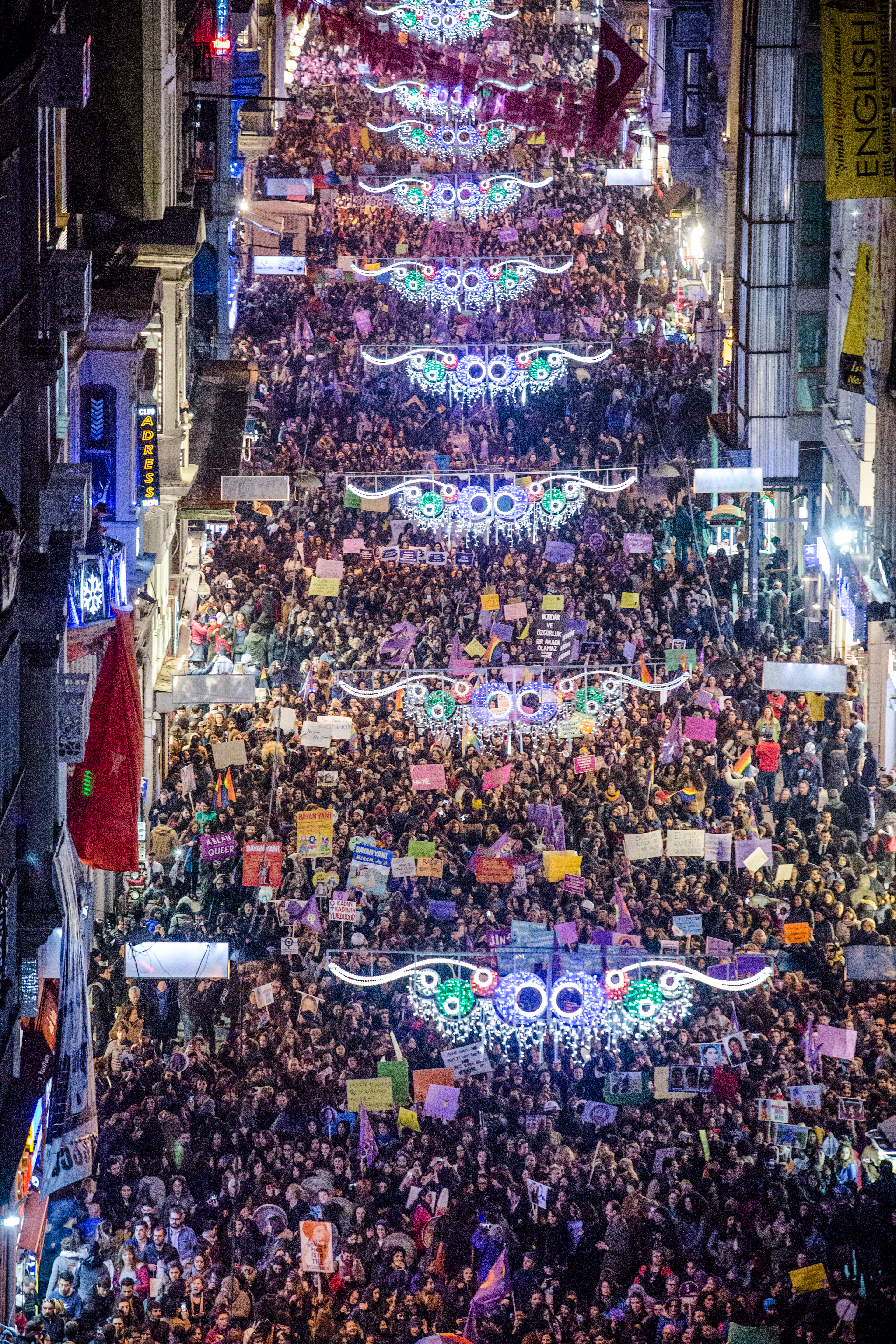 8 Mart Feminist Gece Yürüyüşü / 2017 / Foto: Cumhuriyet