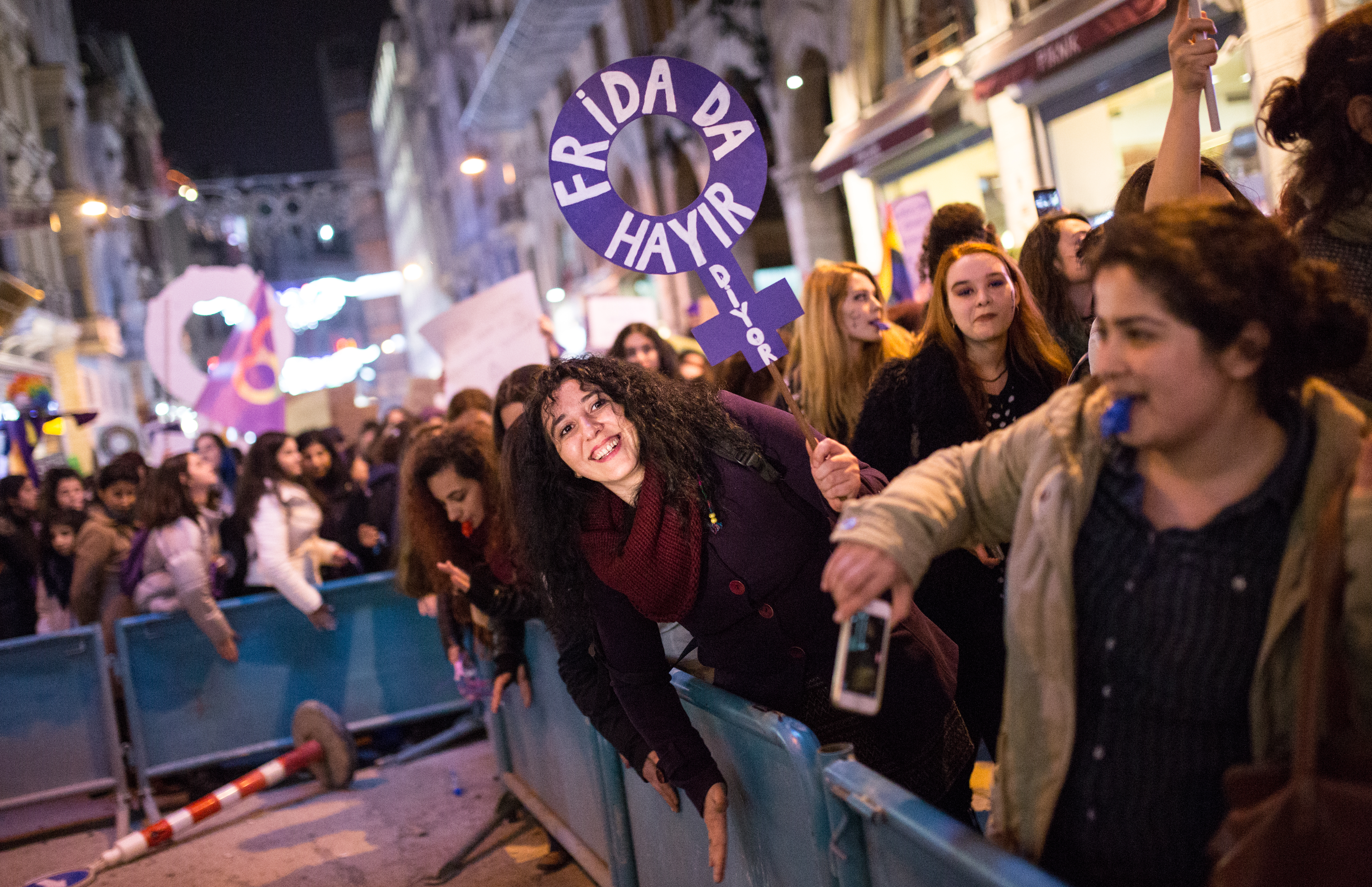 8 Mart Feminist Gece Yürüyüşü / 2017 / Foto: Cumhuriyet