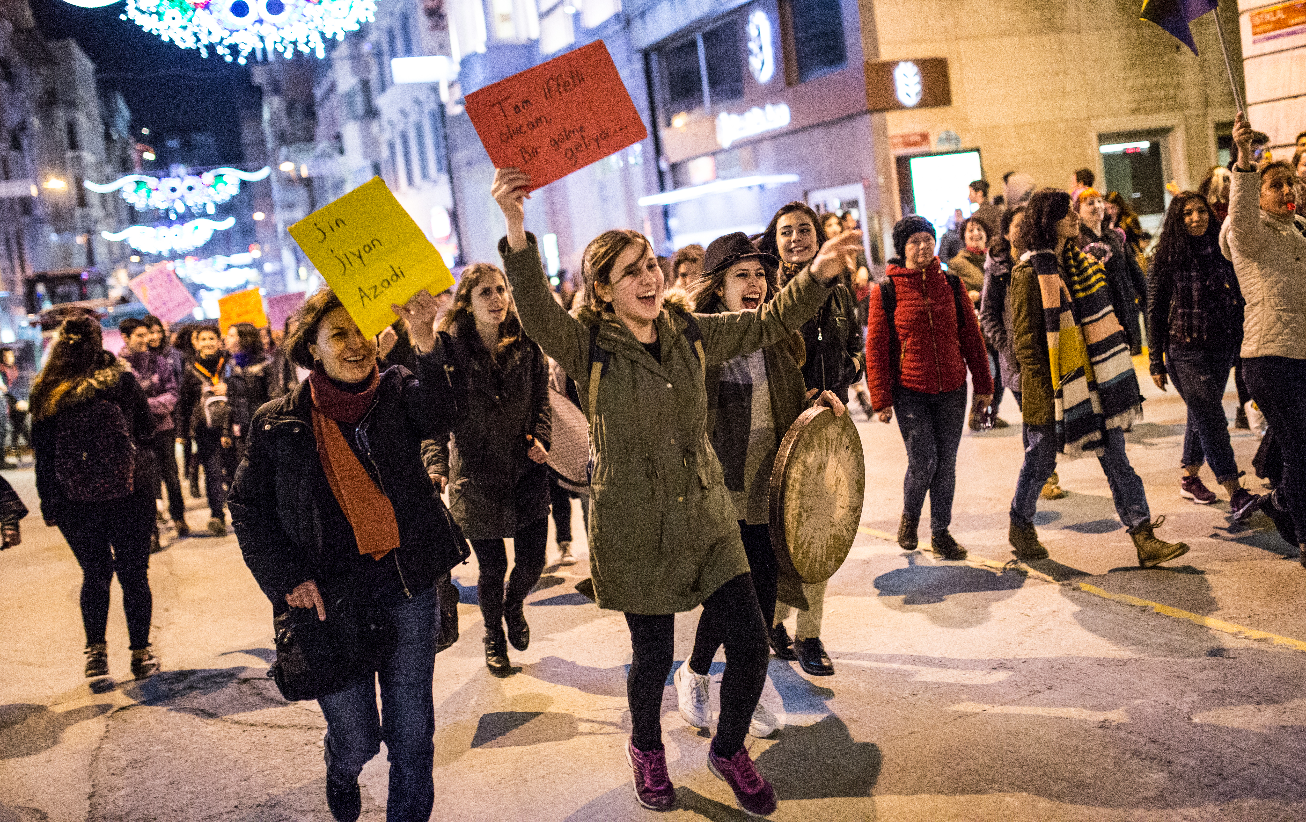 8 Mart Feminist Gece Yürüyüşü / 2017 / Foto: Cumhuriyet