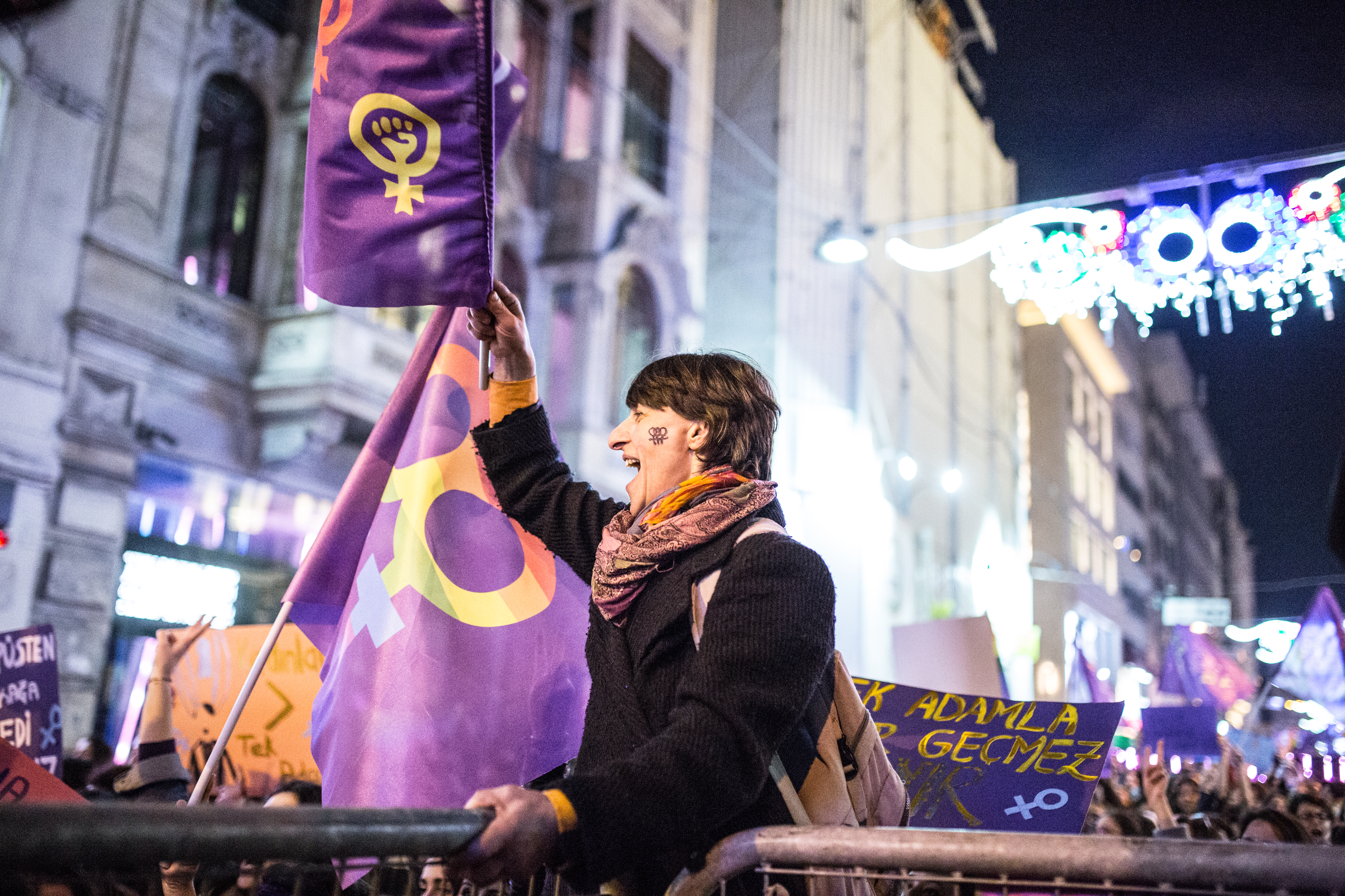 8 Mart Feminist Gece Yürüyüşü / 2017 / Foto: Cumhuriyet