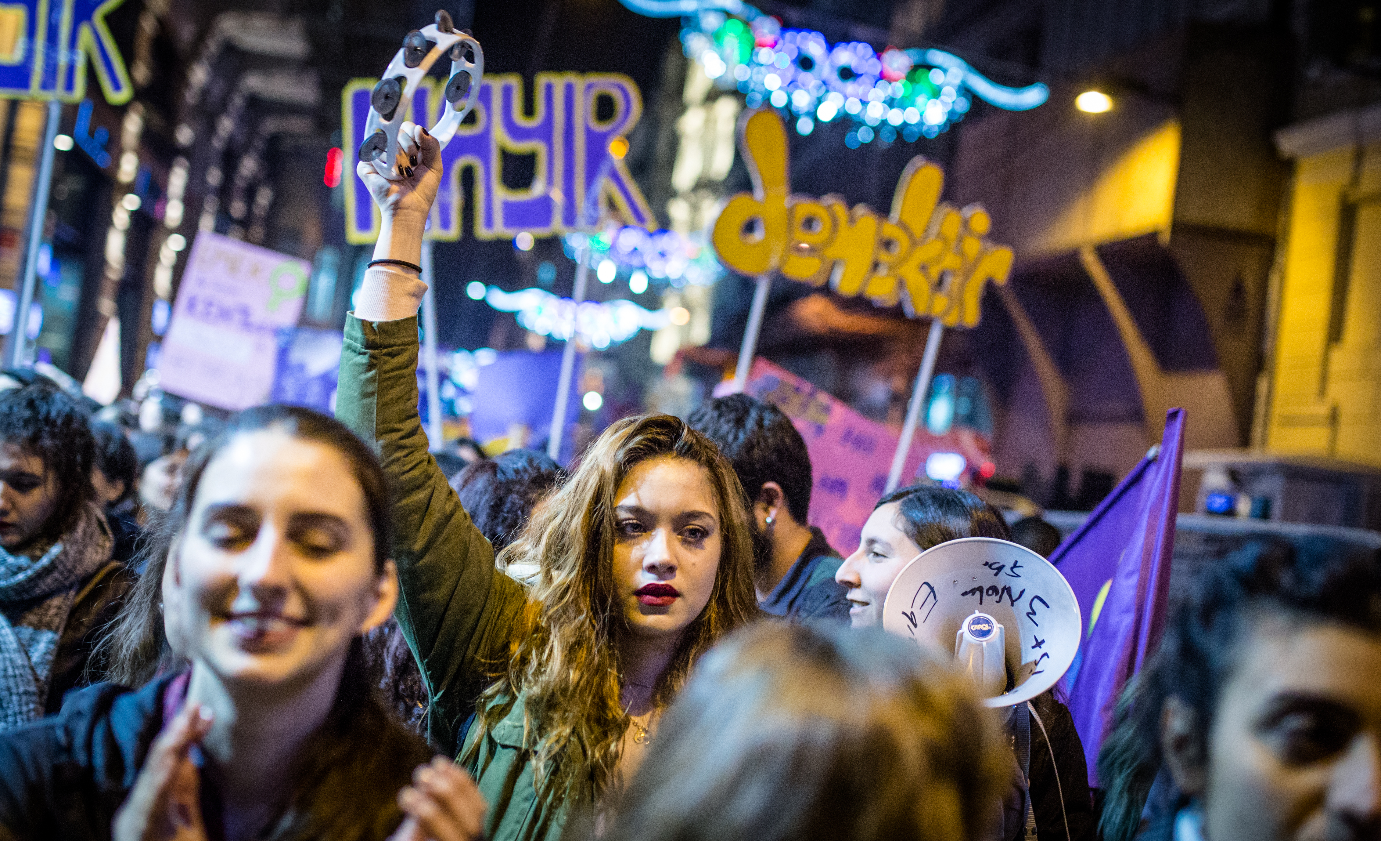 8 Mart Feminist Gece Yürüyüşü / 2017 / Foto: Cumhuriyet