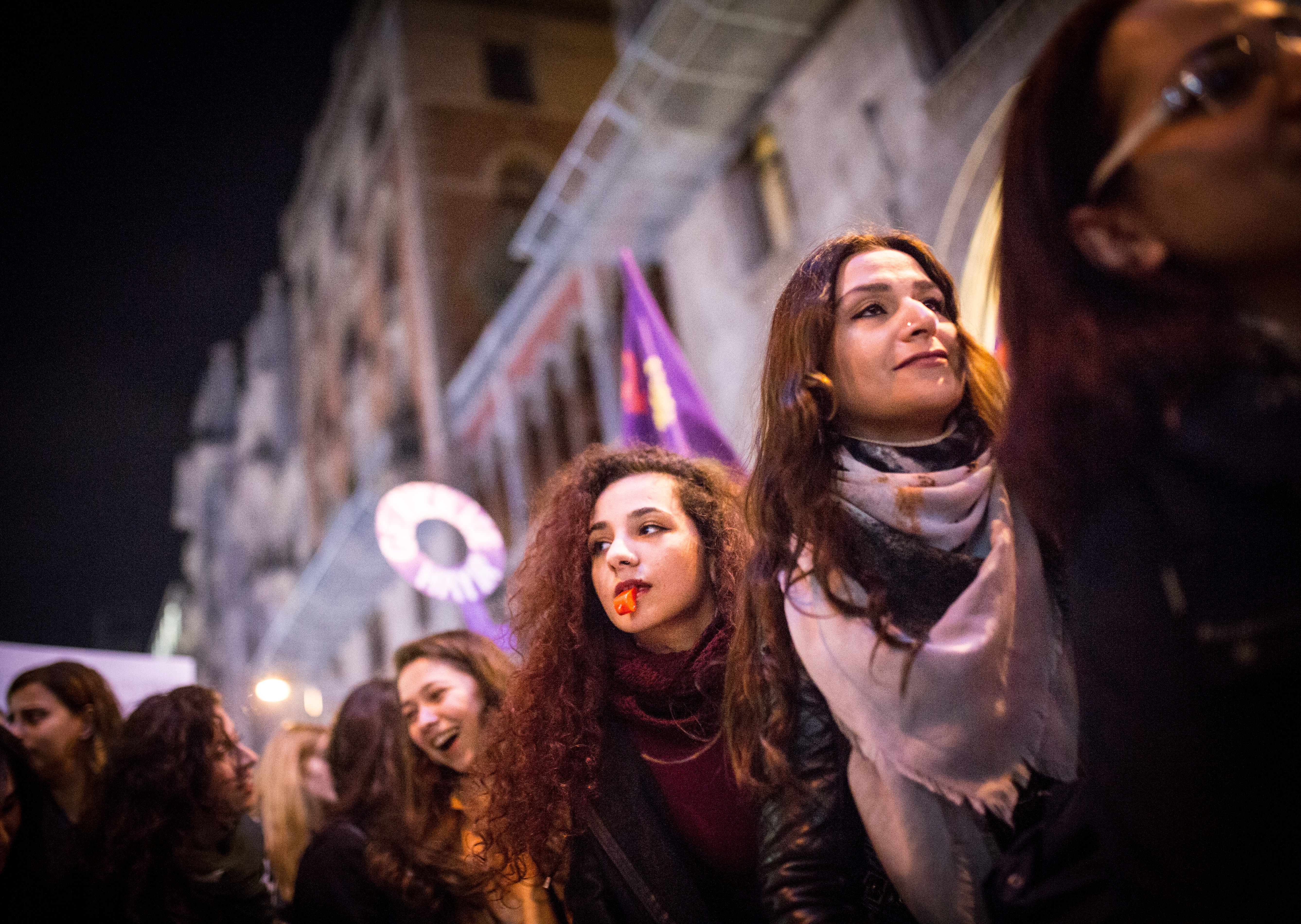 8 Mart Feminist Gece Yürüyüşü / 2017 / Foto: Cumhuriyet