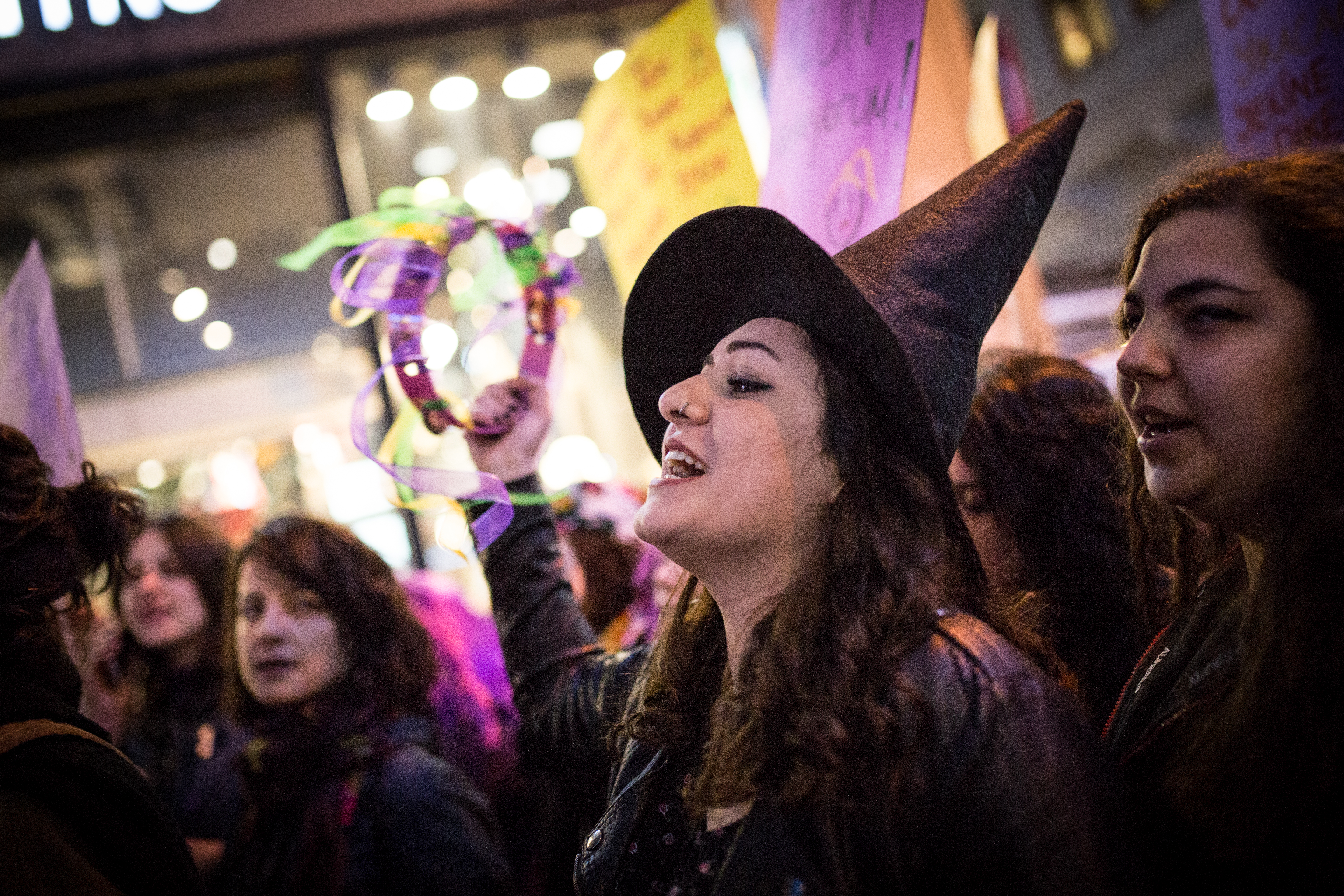 8 Mart Feminist Gece Yürüyüşü / 2017 / Foto: Cumhuriyet