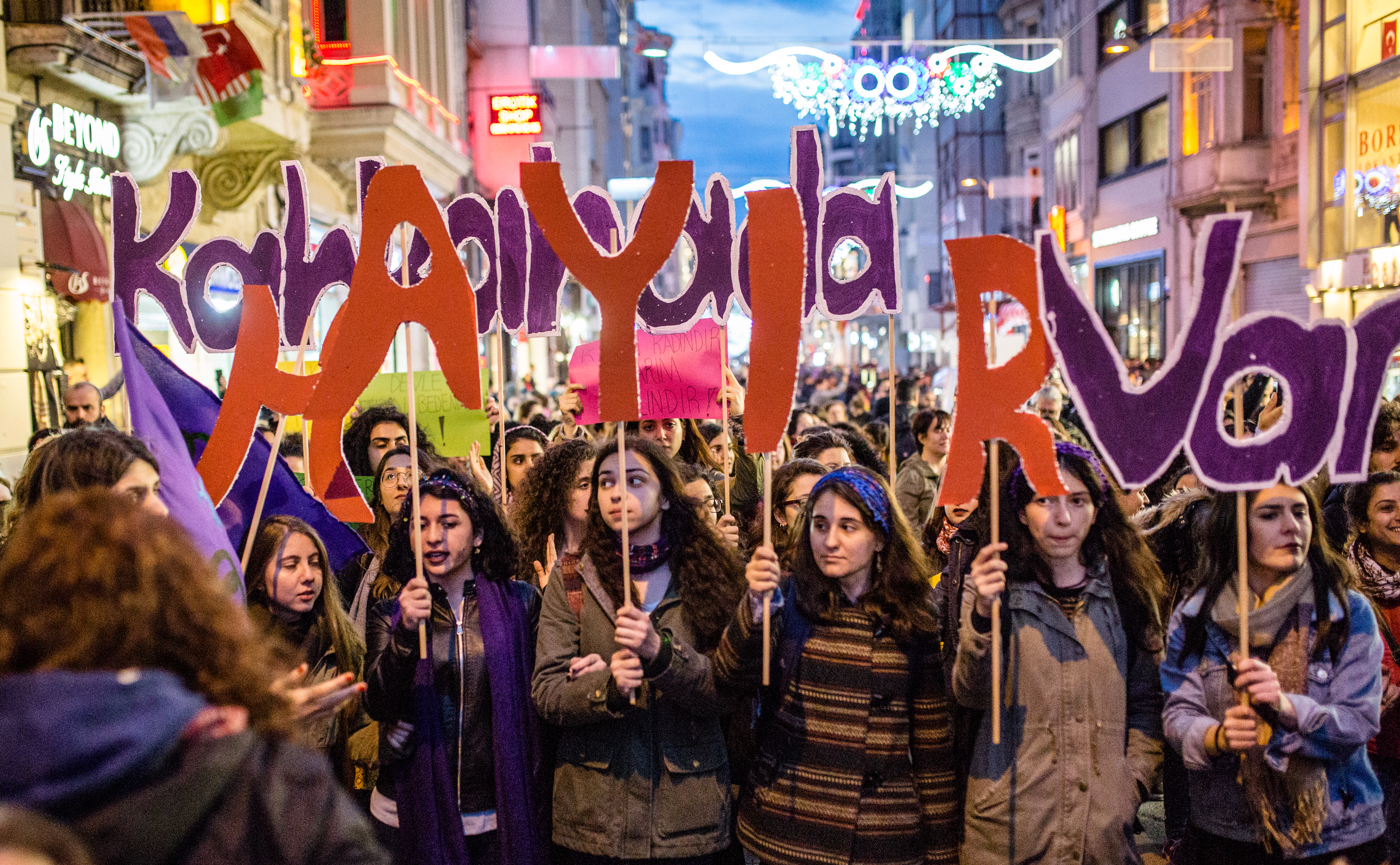 8 Mart Feminist Gece Yürüyüşü / 2017 / Foto: Cumhuriyet