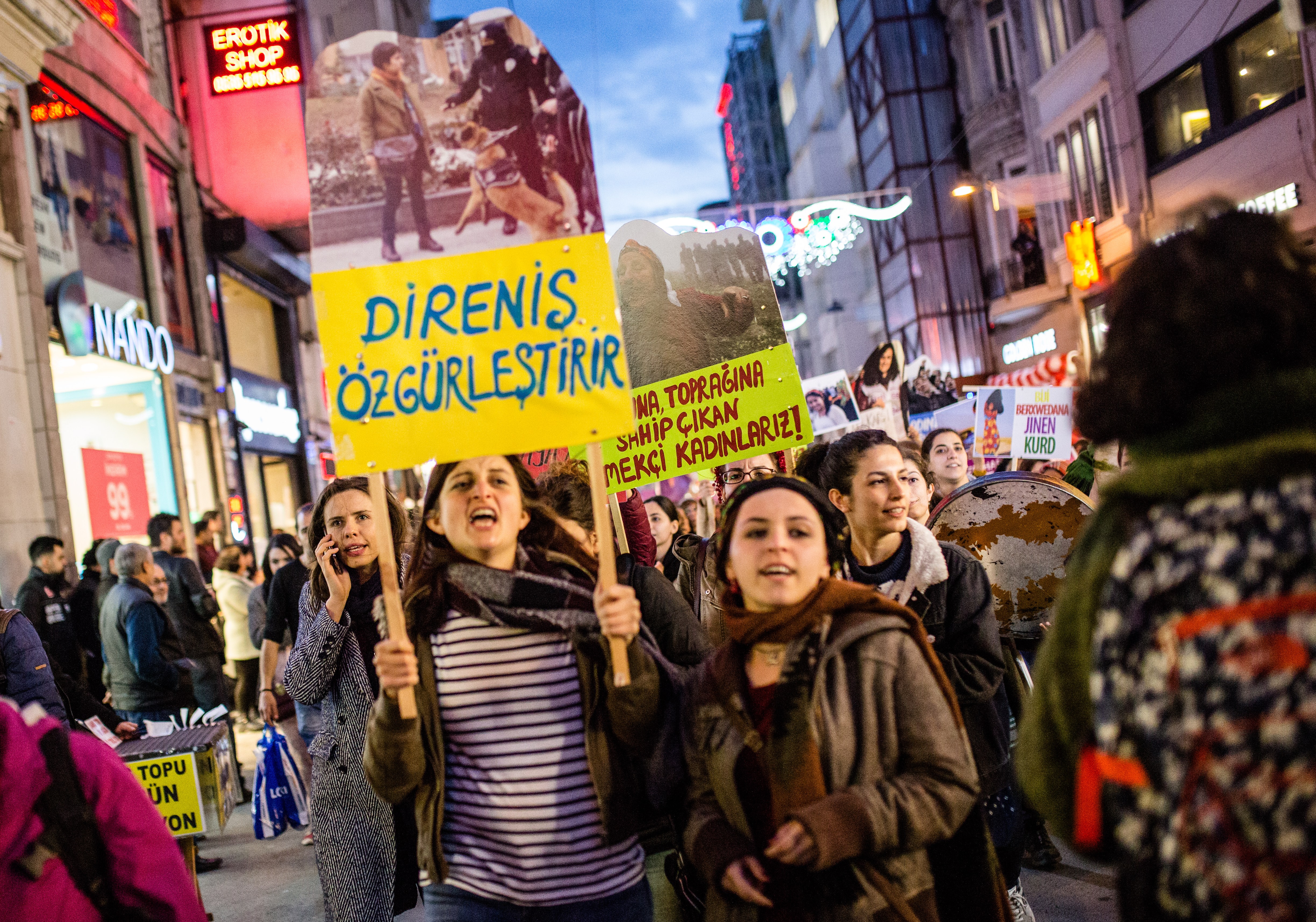 8 Mart Feminist Gece Yürüyüşü / 2017 / Foto: Cumhuriyet
