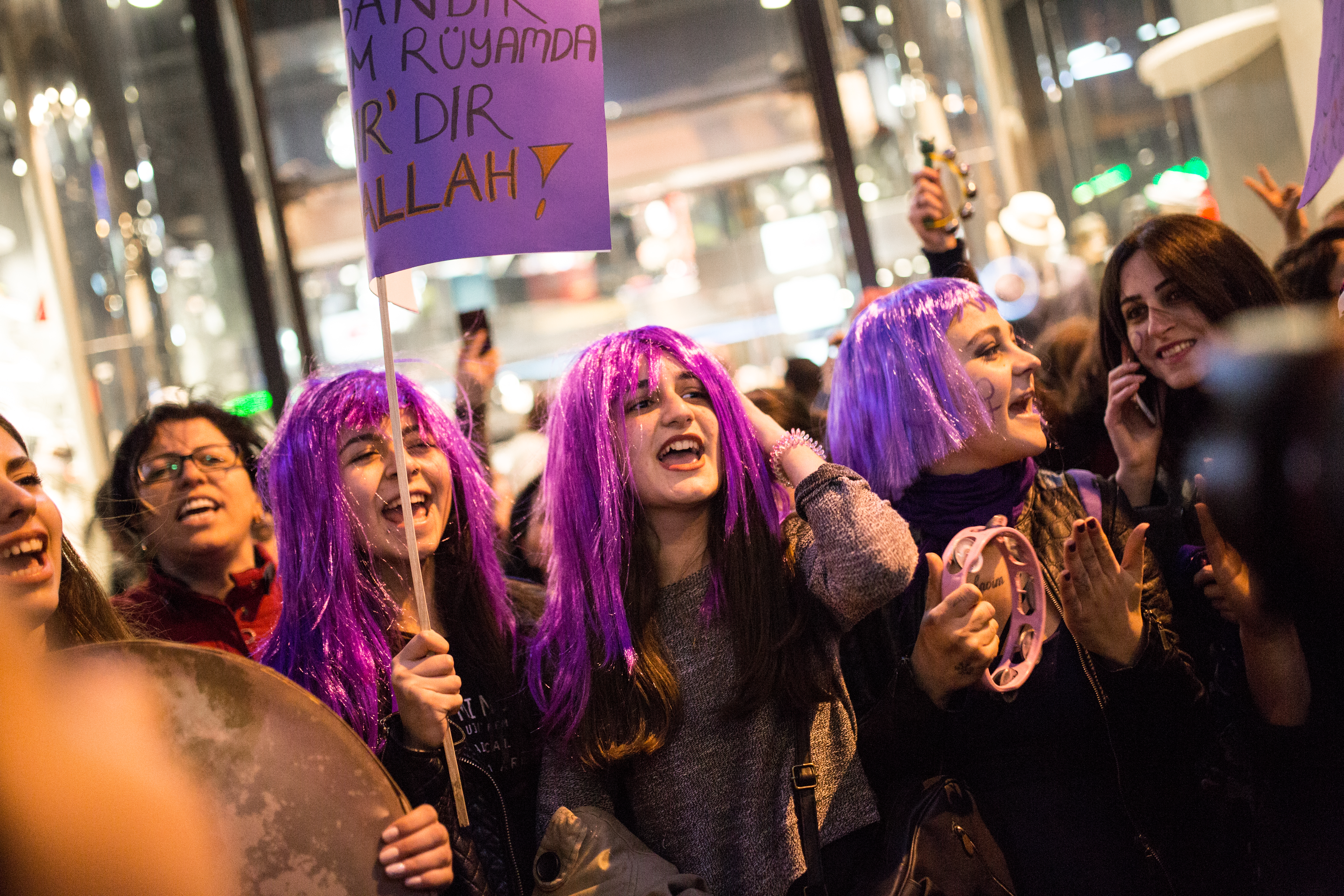 8 Mart Feminist Gece Yürüyüşü / 2017 / Foto: Cumhuriyet