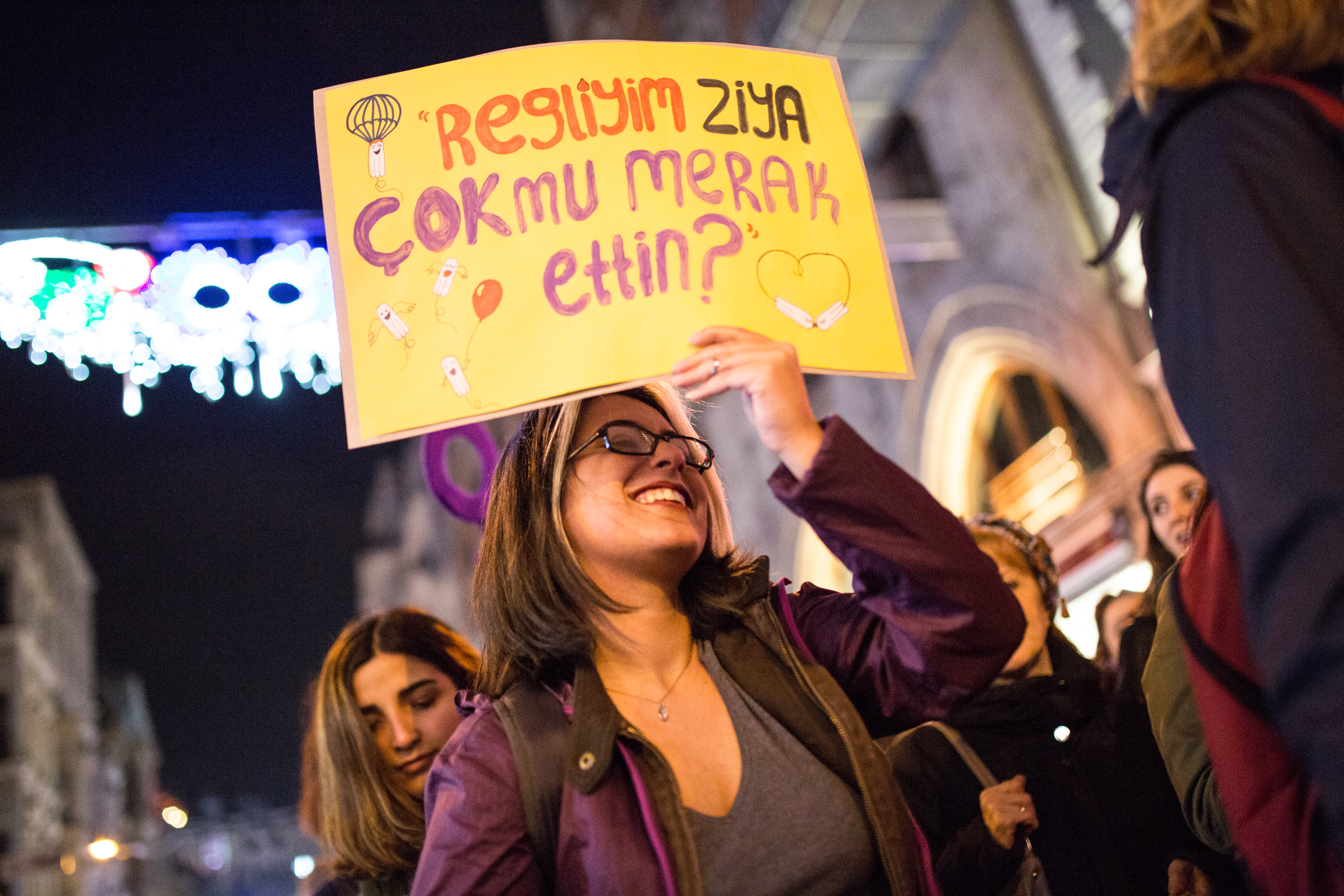 8 Mart Feminist Gece Yürüyüşü / 2017 / Foto: Cumhuriyet