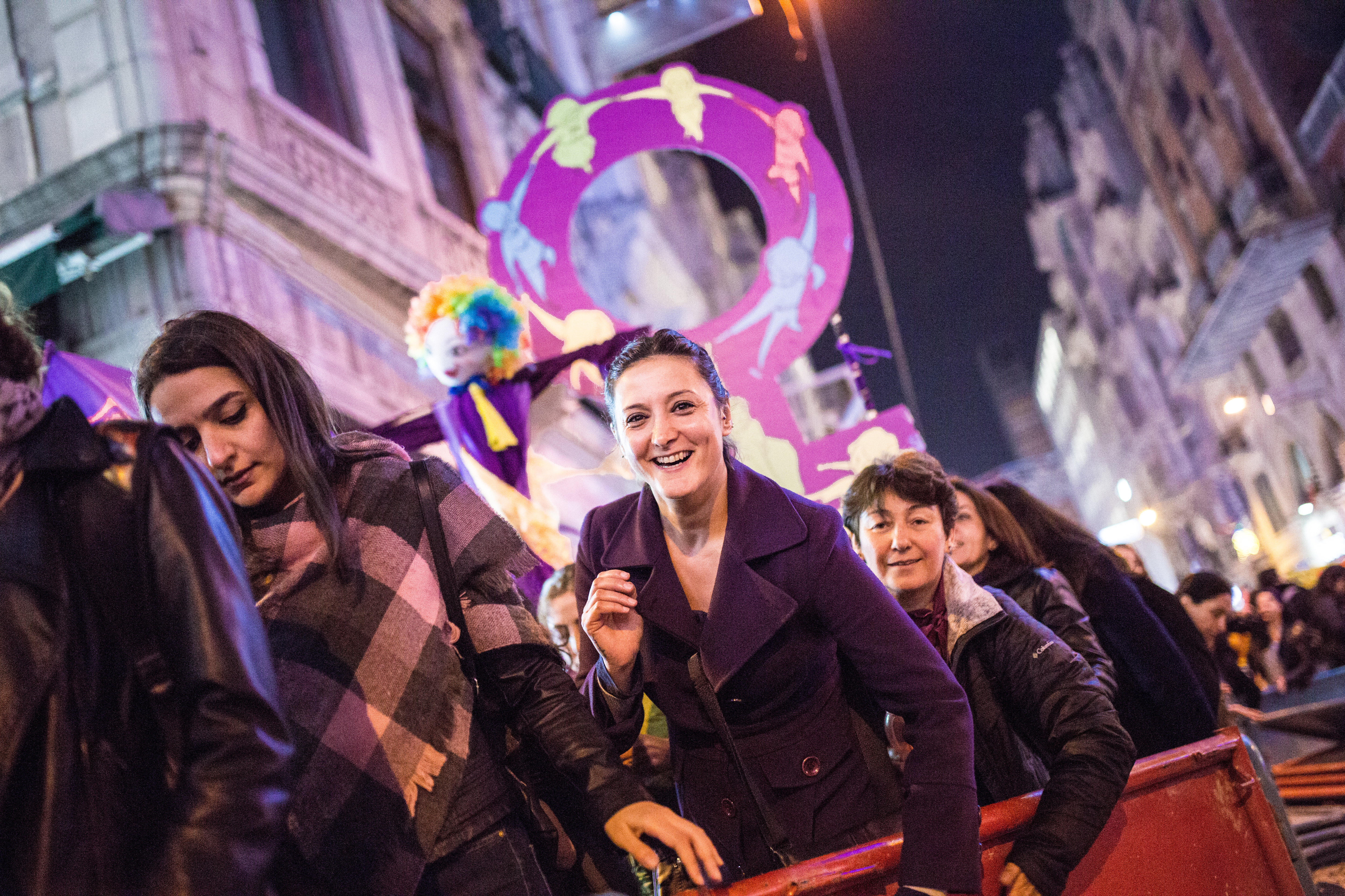 8 Mart Feminist Gece Yürüyüşü / 2017 / Foto: Cumhuriyet