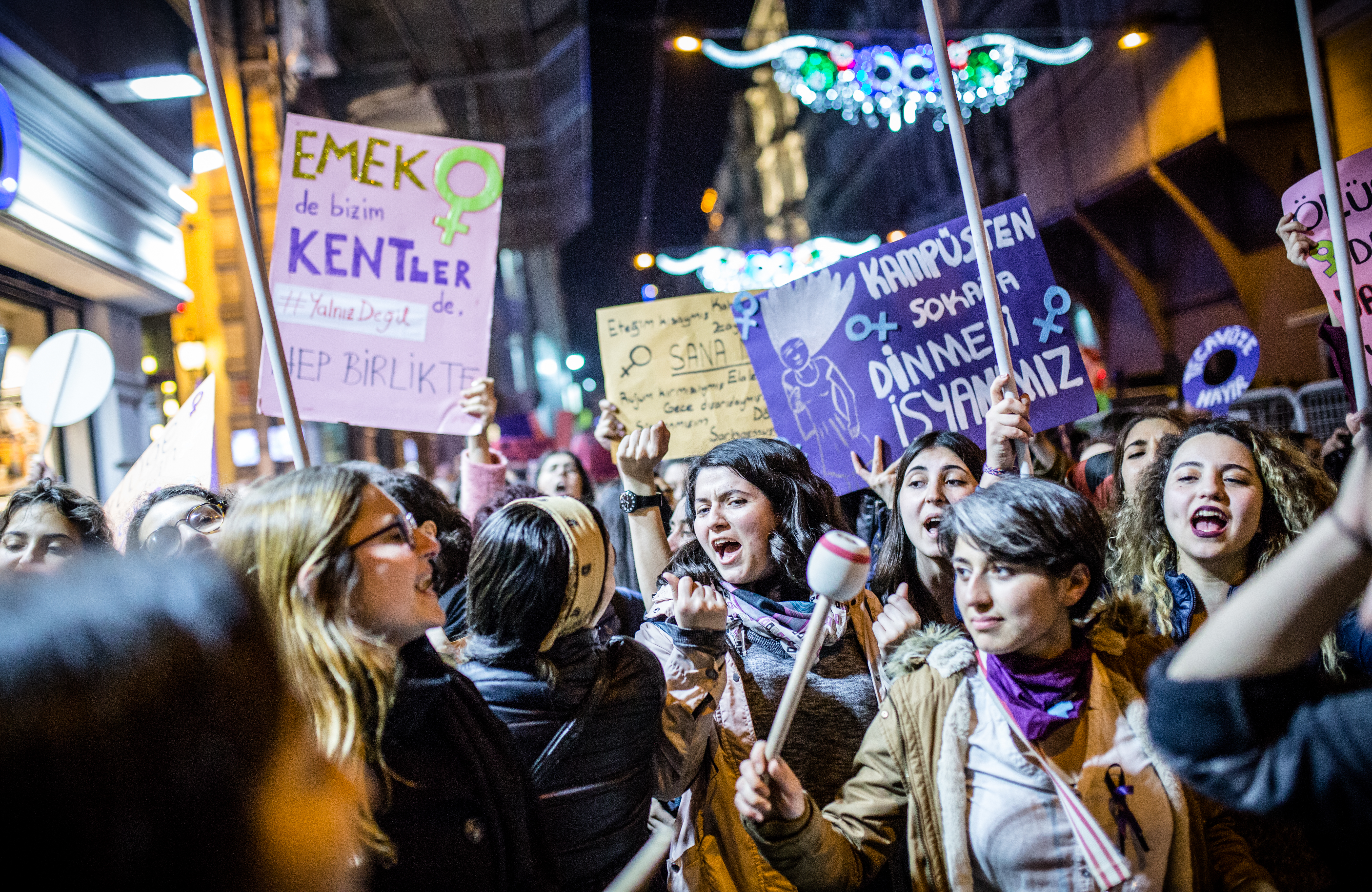 8 Mart Feminist Gece Yürüyüşü / 2017 / Foto: Cumhuriyet