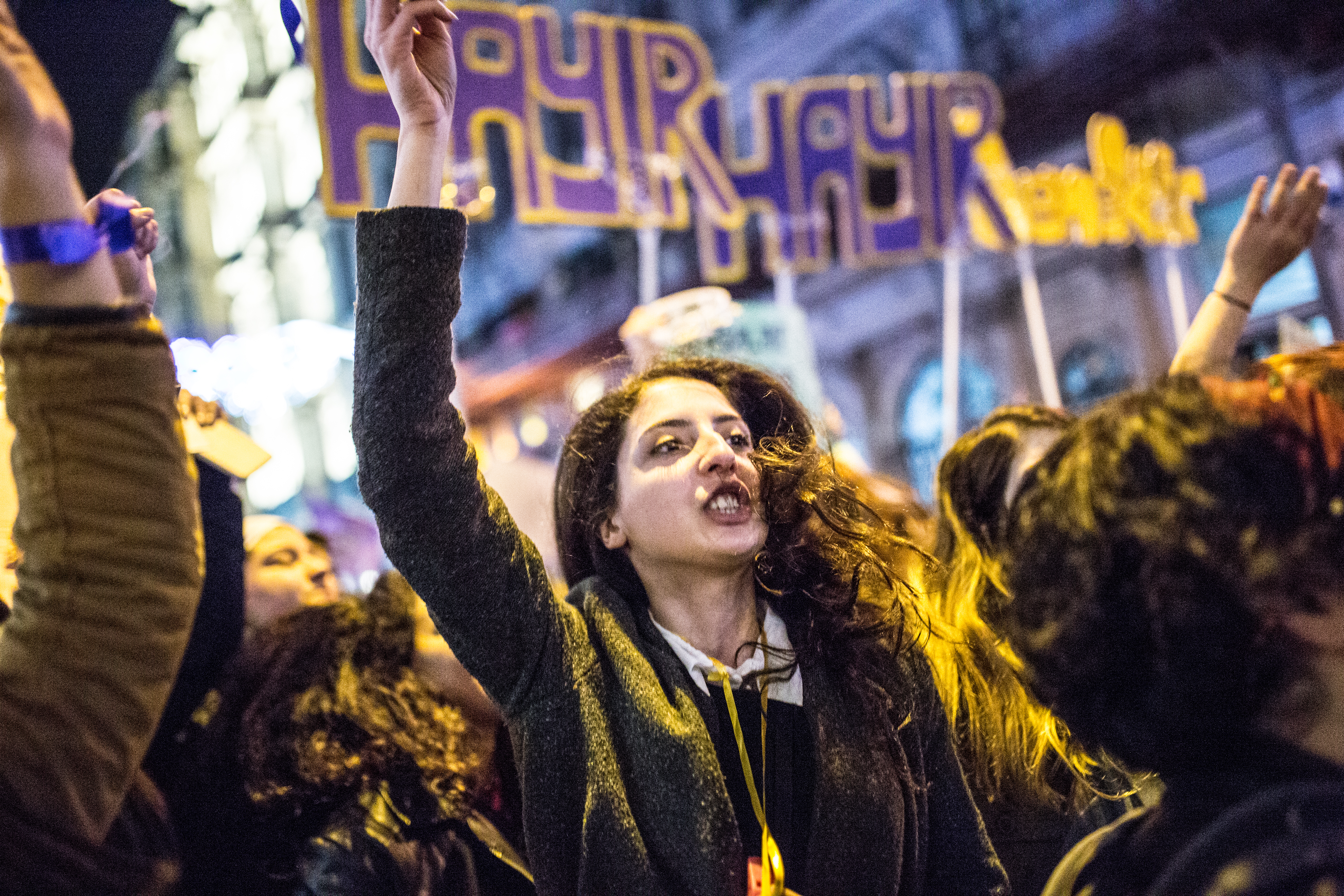 8 Mart Feminist Gece Yürüyüşü / 2017 / Foto: Cumhuriyet