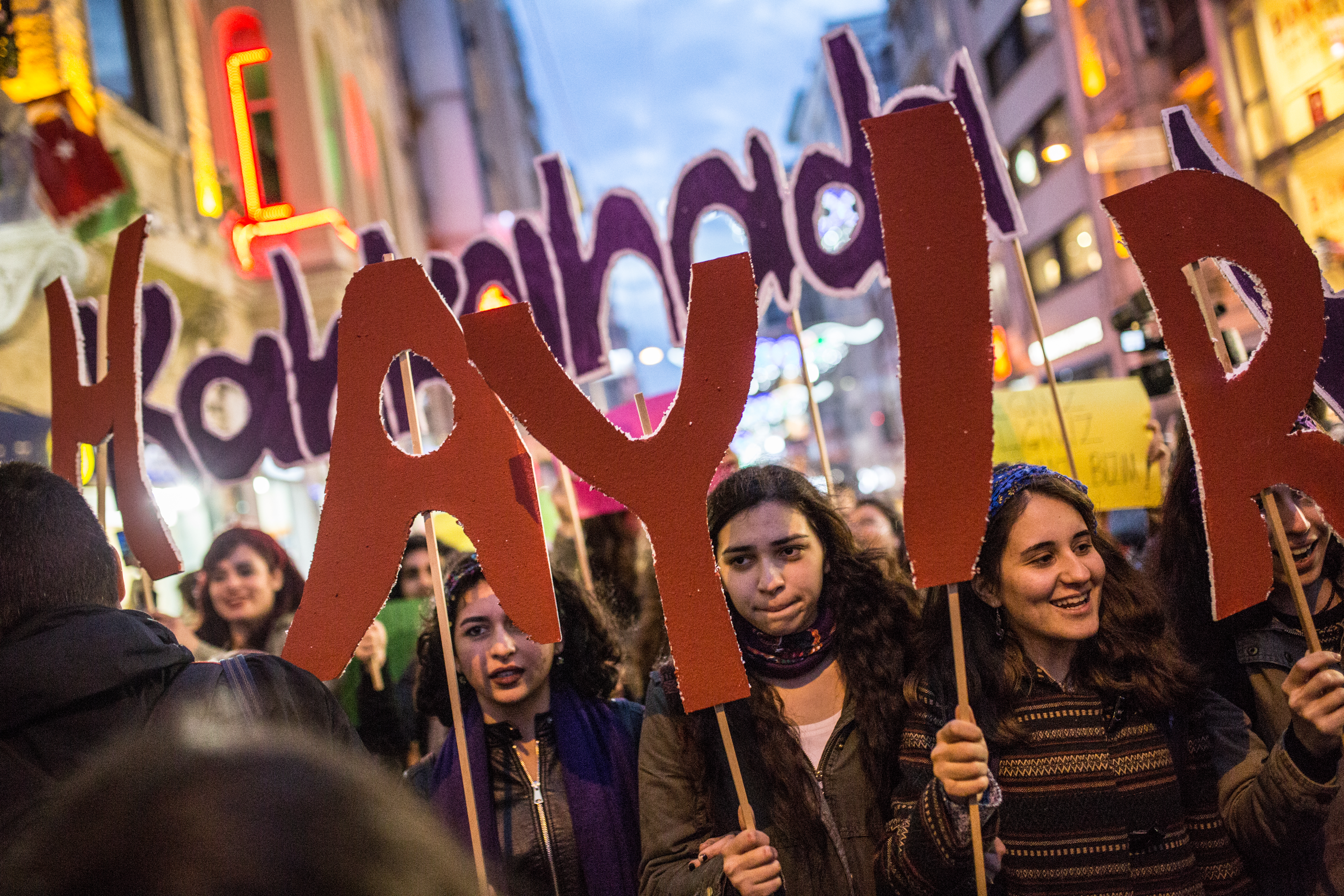 8 Mart Feminist Gece Yürüyüşü / 2017 / Foto: Cumhuriyet