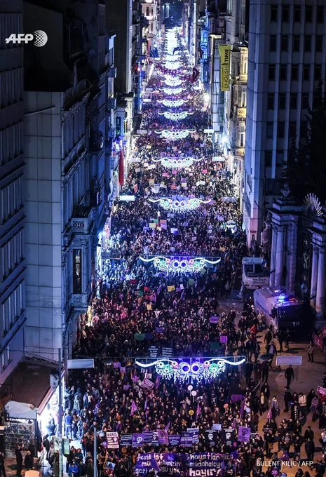 8 Mart Feminist Gece Yürüyüşü / 2017 / Foto: Bülent Kılıç
