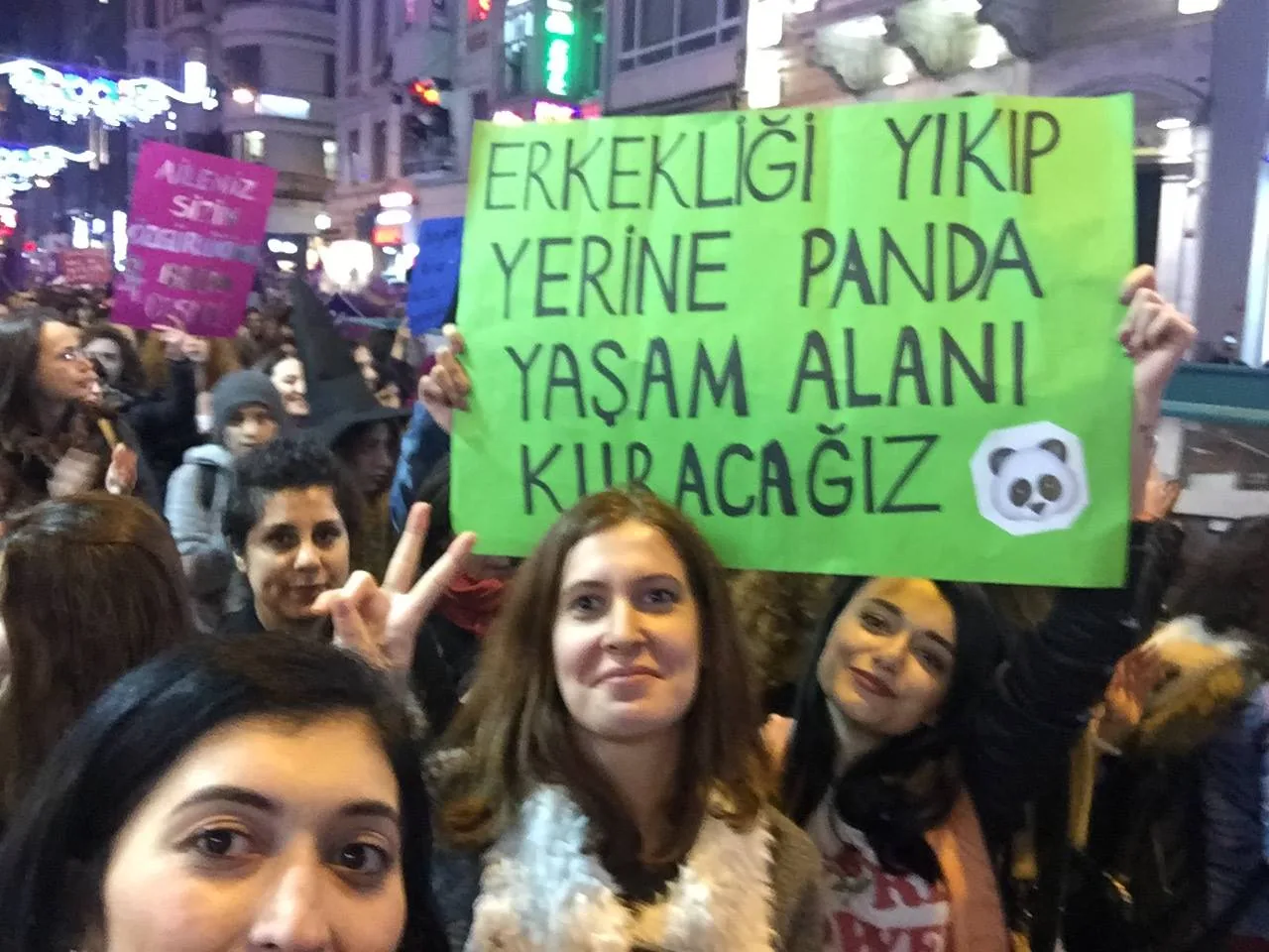 8 Mart Feminist Gece Yürüyüşü / 2017 / Foto: Bilinmiyor