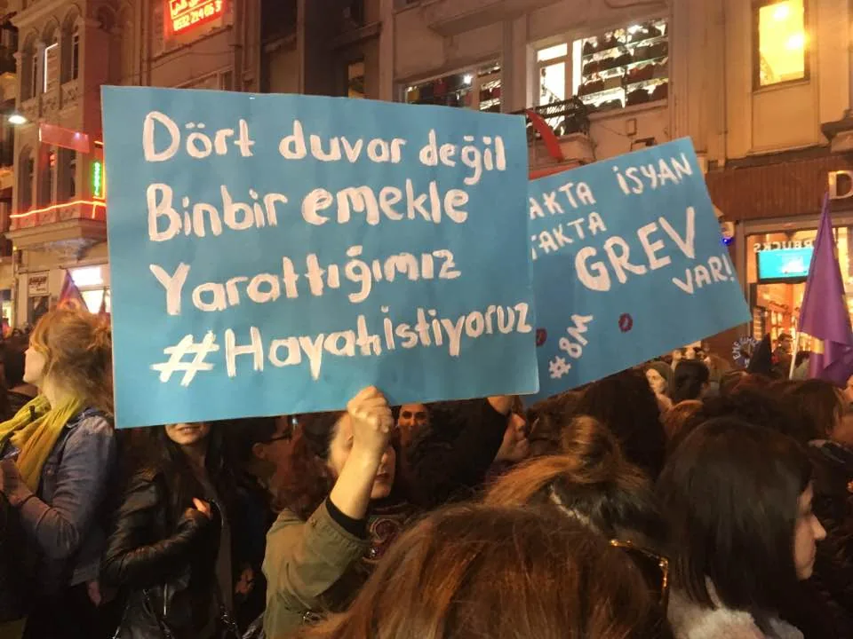 8 Mart Feminist Gece Yürüyüşü / 2017 / Foto: Bilinmiyor