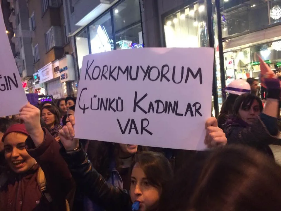 8 Mart Feminist Gece Yürüyüşü / 2017 / Foto: Bilinmiyor