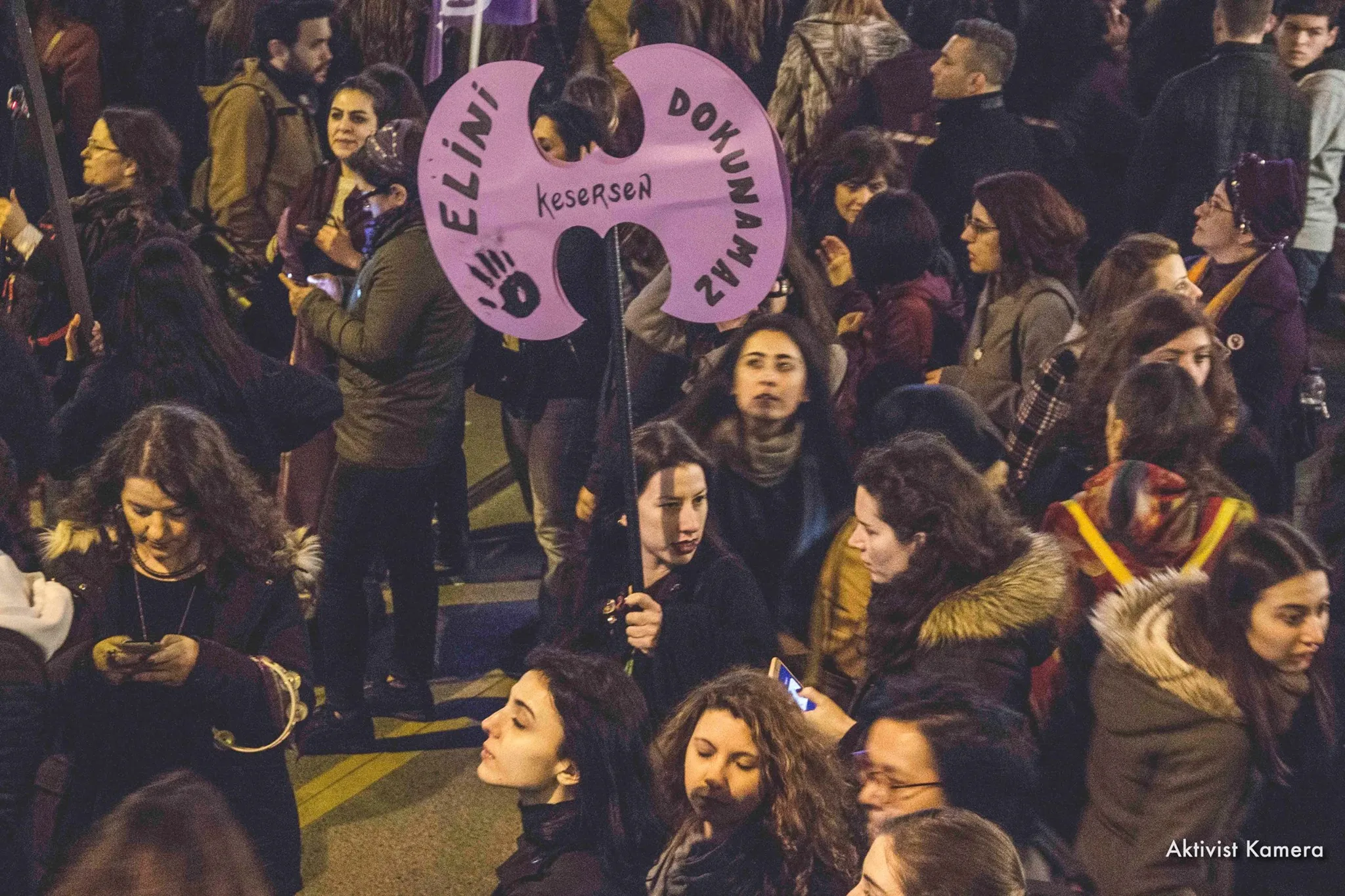 8 Mart Feminist Gece Yürüyüşü / 2017 / Foto: Aktivist Kamera