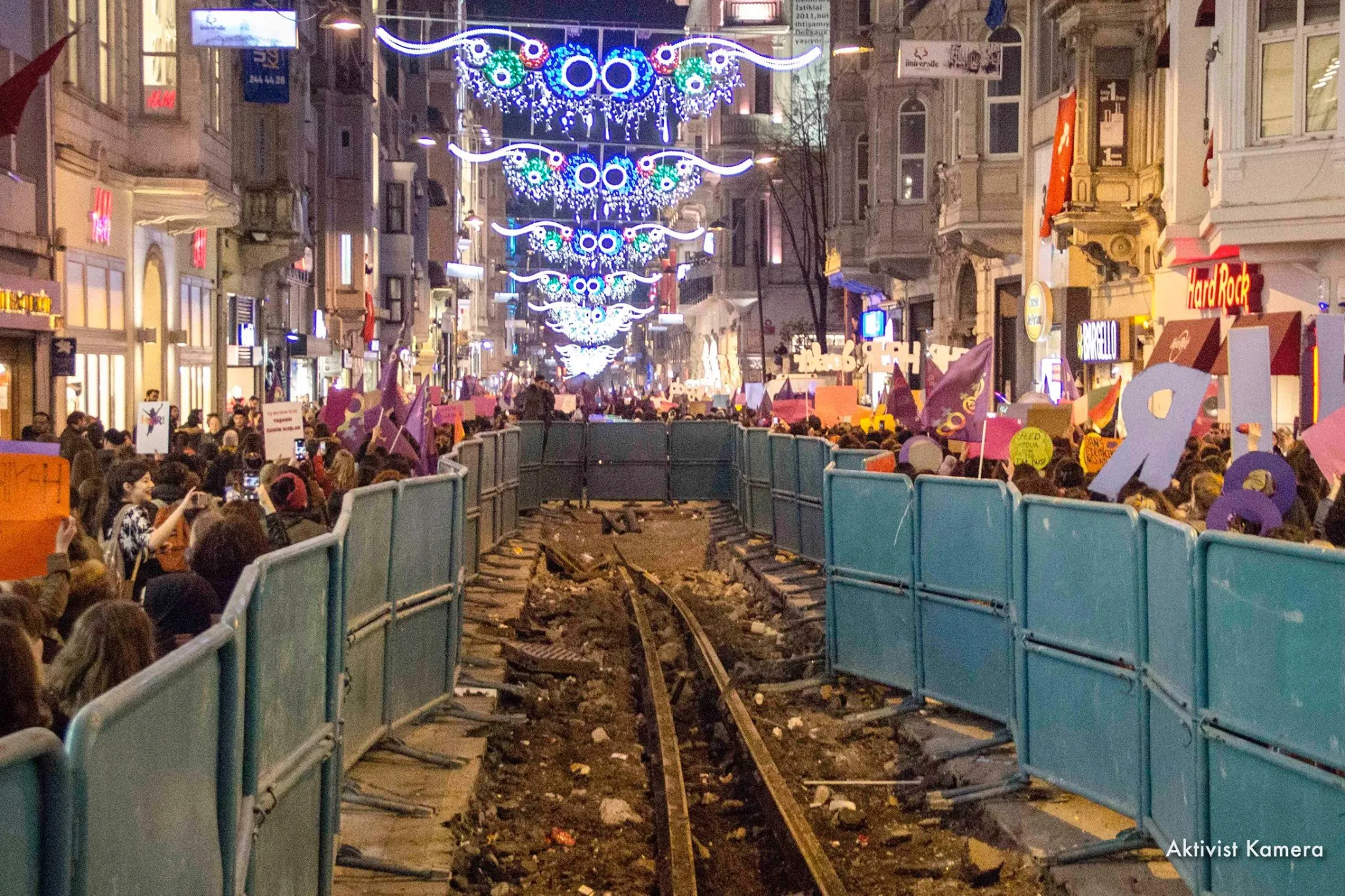 8 Mart Feminist Gece Yürüyüşü / 2017 / Foto: Aktivist Kamera