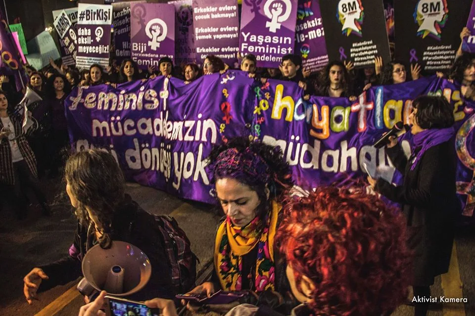 8 Mart Feminist Gece Yürüyüşü / 2017 / Foto: Aktivist Kamera