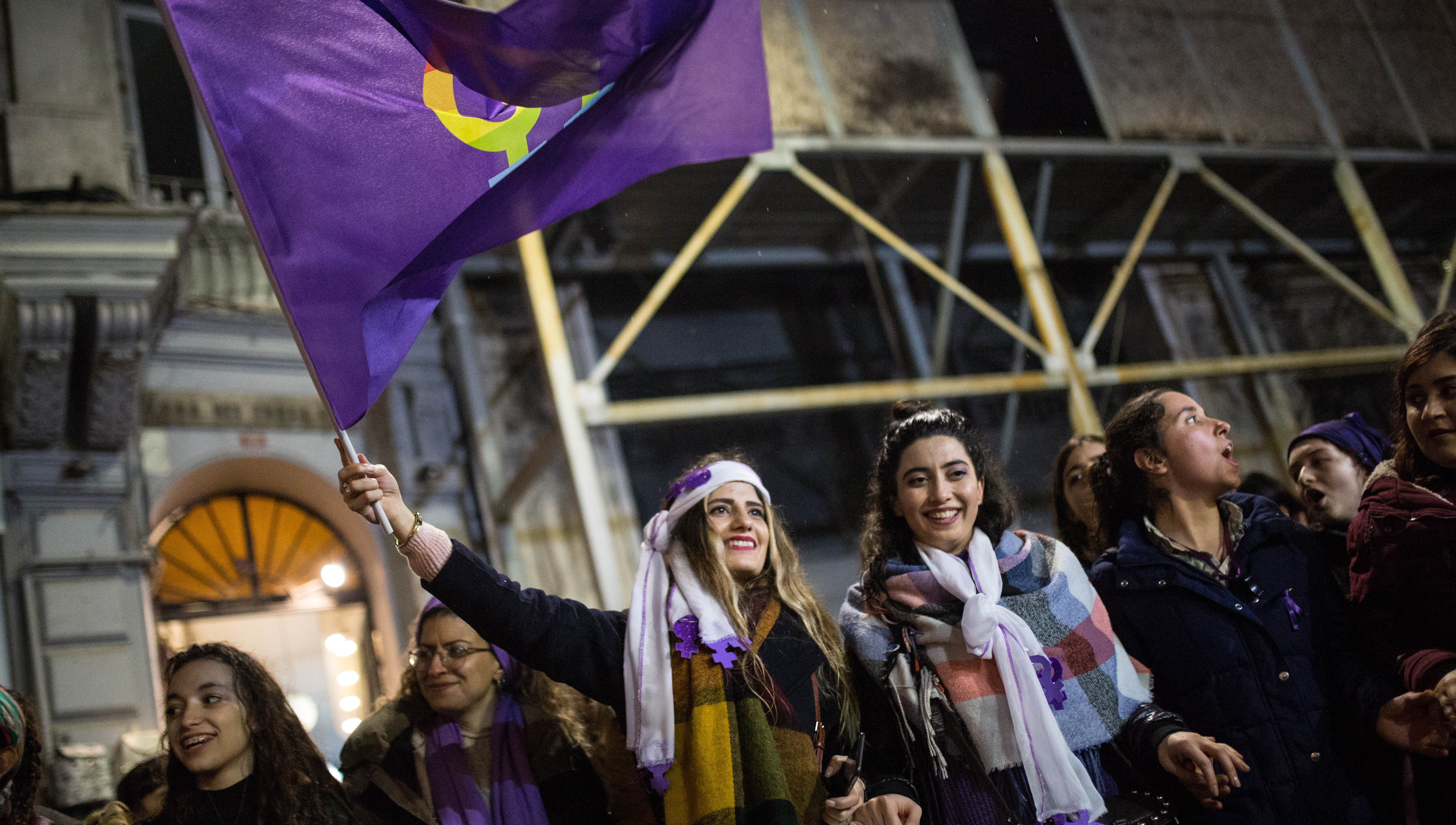 8 Mart Feminist Gece Yürüyüşü / 2018 / Foto: Cumhuriyet Gazetesi