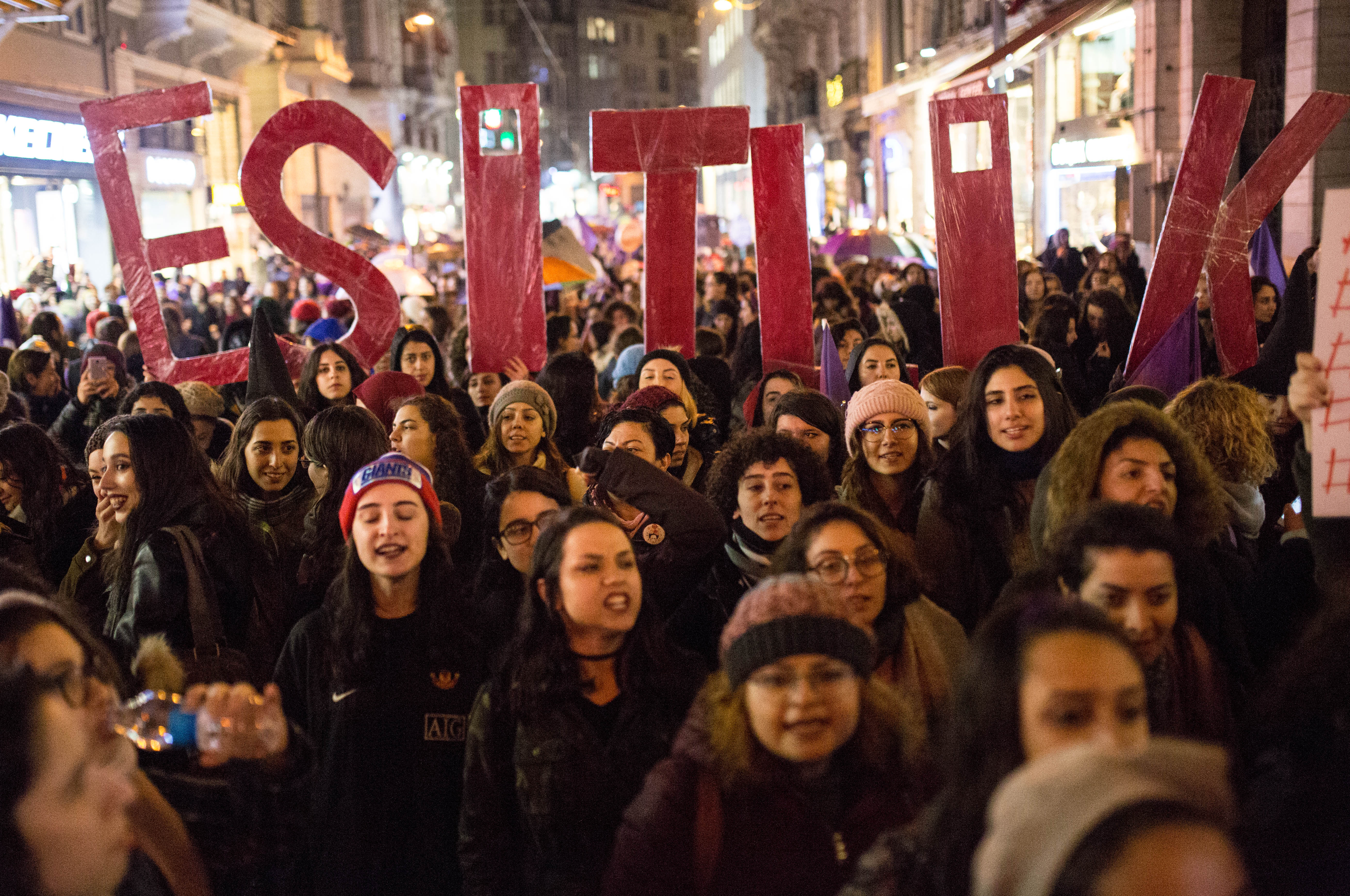 8 Mart Feminist Gece Yürüyüşü / 2018 / Foto: Cumhuriyet Gazetesi